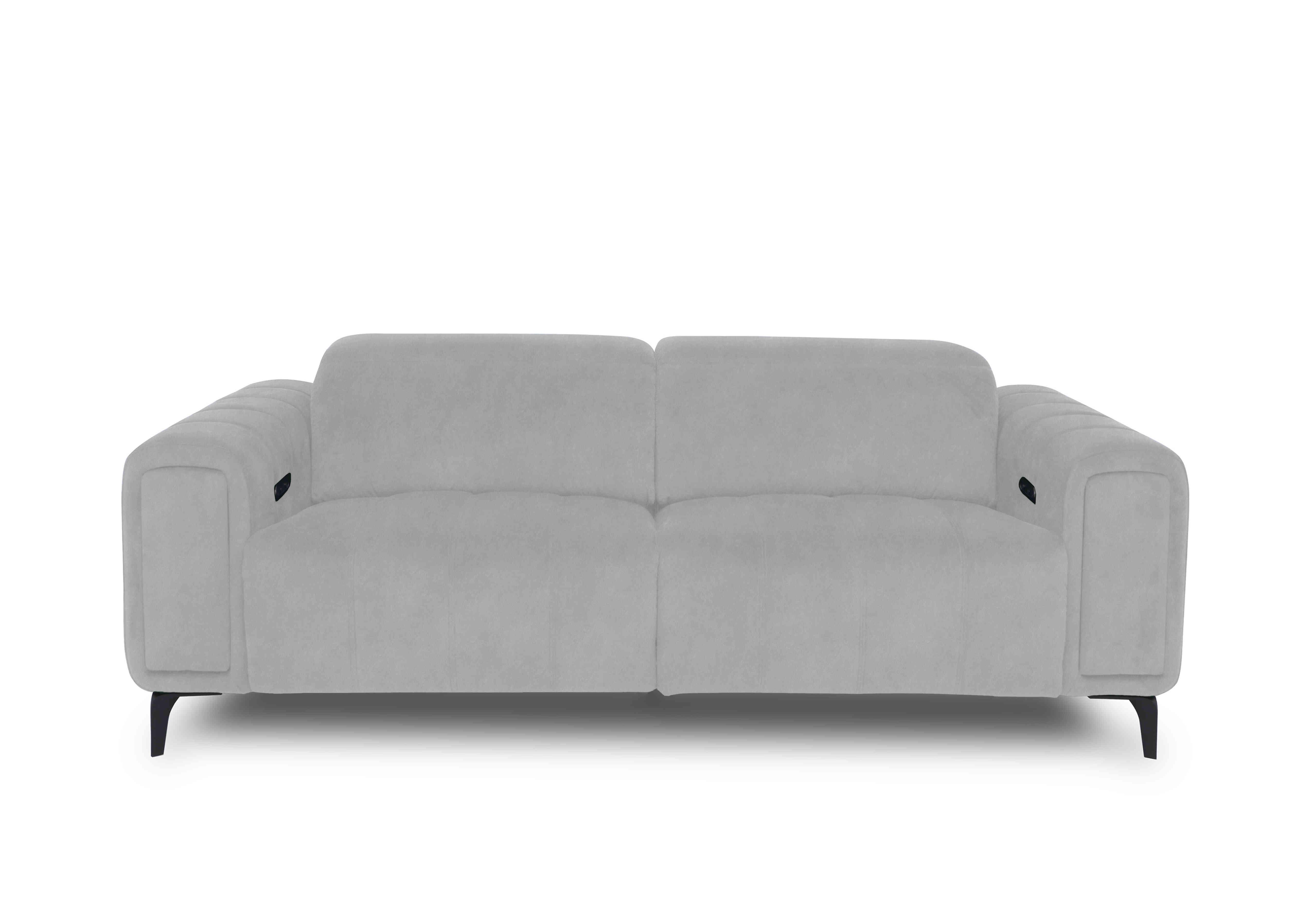 Elphaba Fabric 3 Seater Sofa with Storage Arms in Dexter Smoke 43516 on Furniture Village