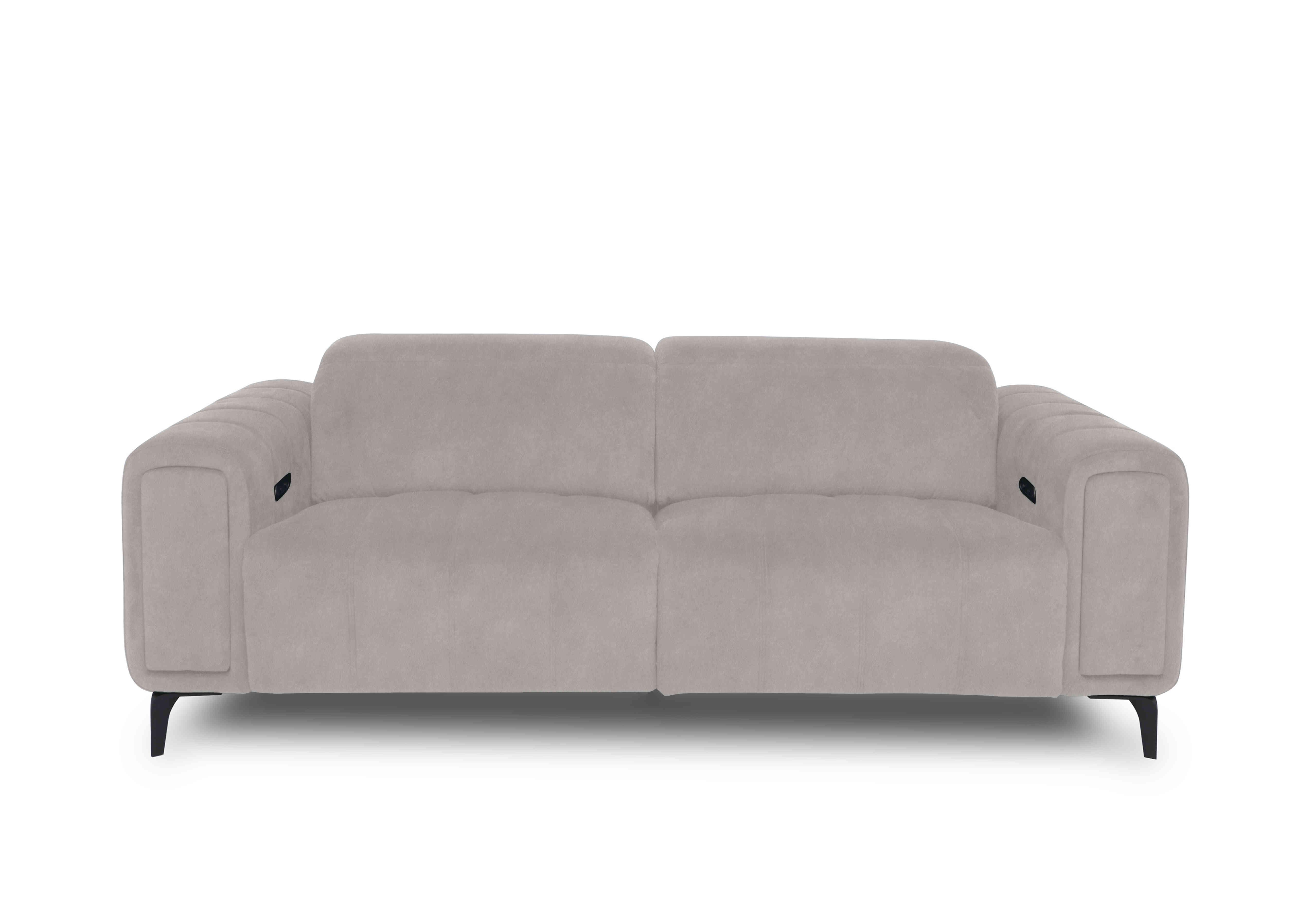 Elphaba Fabric 3 Seater Sofa with Storage Arms in Dexter Stone 43502 on Furniture Village