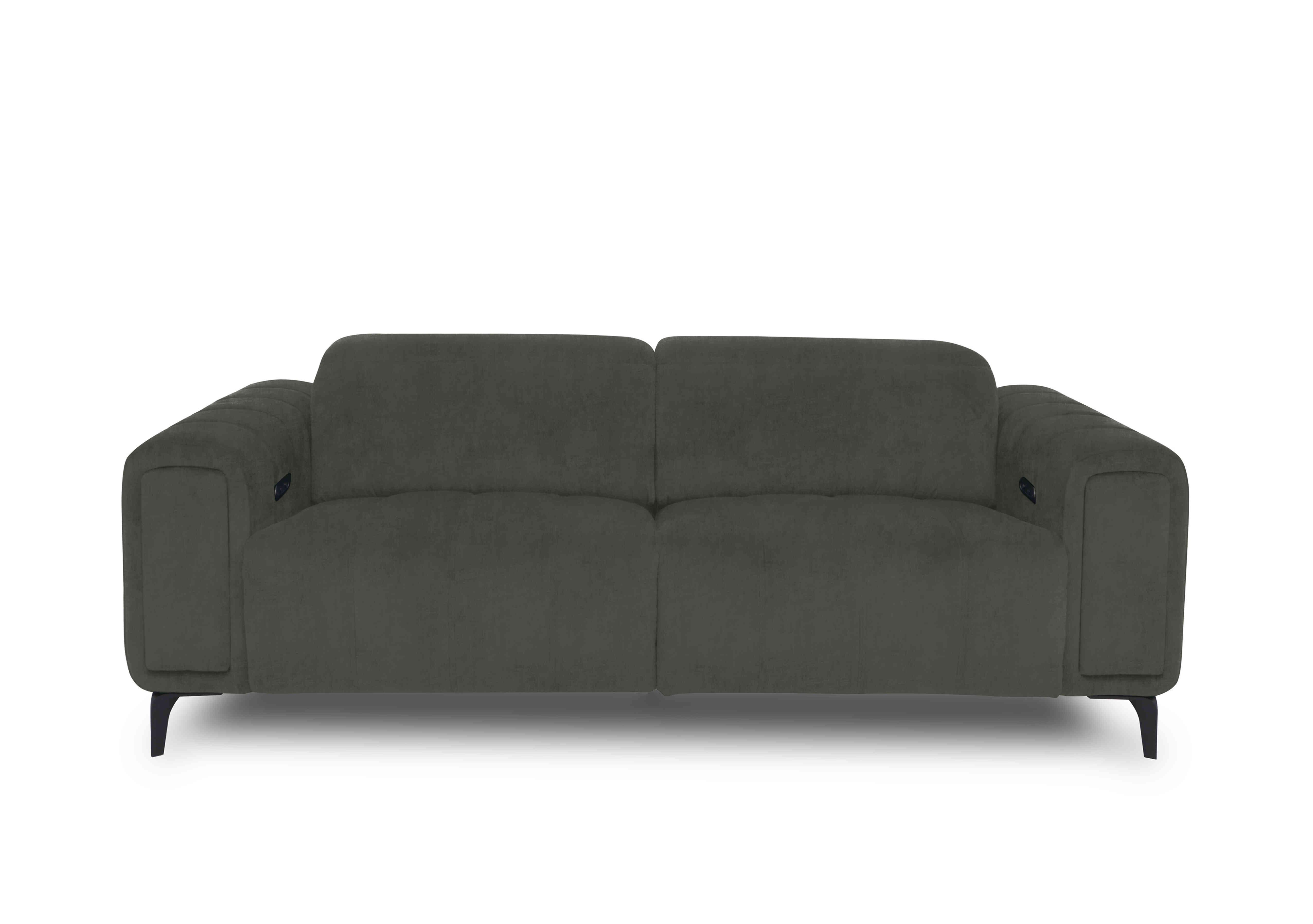 Elphaba Fabric 3 Seater Sofa with Storage Arms in Manhattan Pine 58001 on Furniture Village