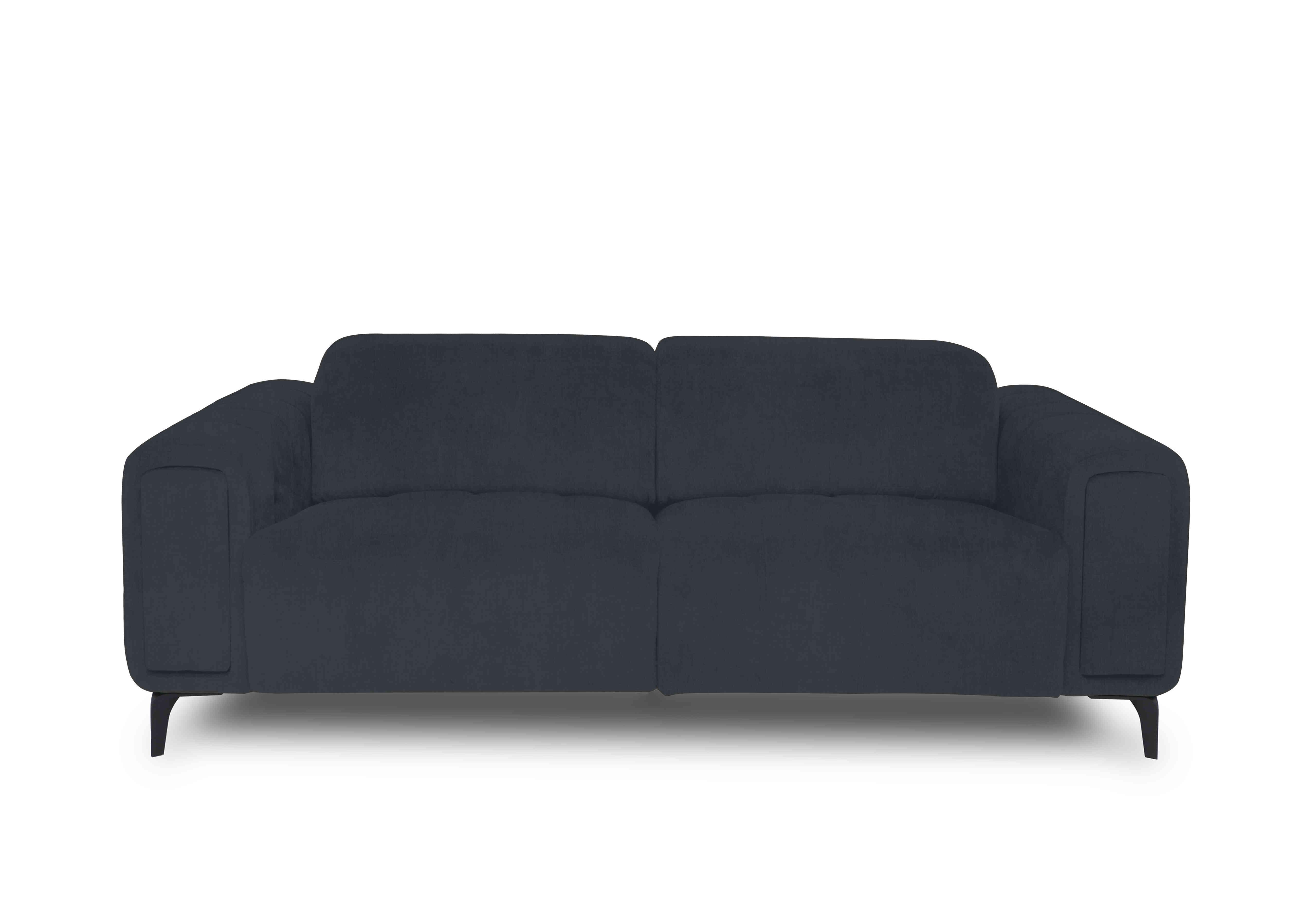 Elphaba Fabric 3 Seater Sofa with Storage Arms in Opulence Charcoal 51002 on Furniture Village