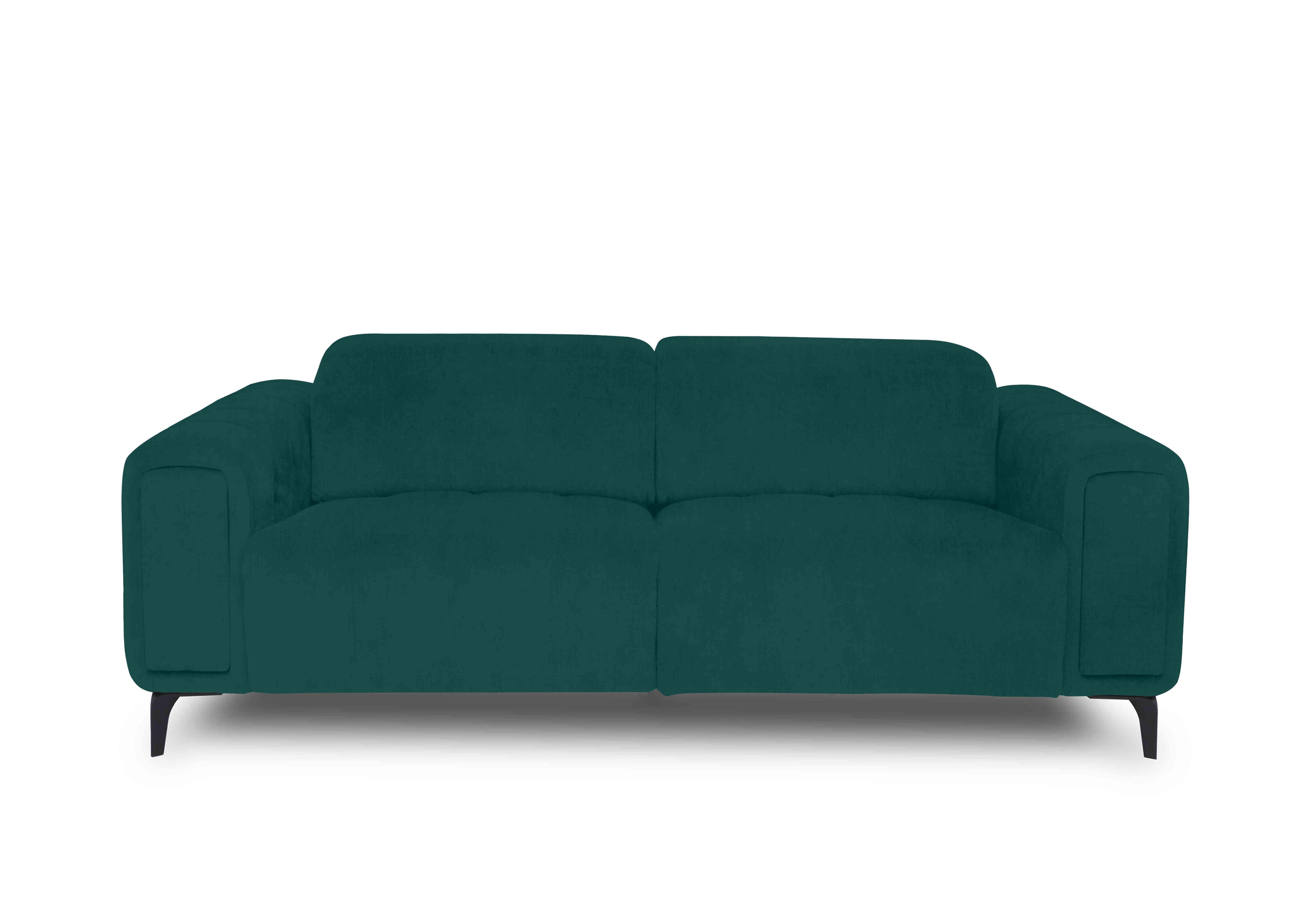 Elphaba Fabric 3 Seater Sofa with Storage Arms in Opulence Teal 51003 on Furniture Village