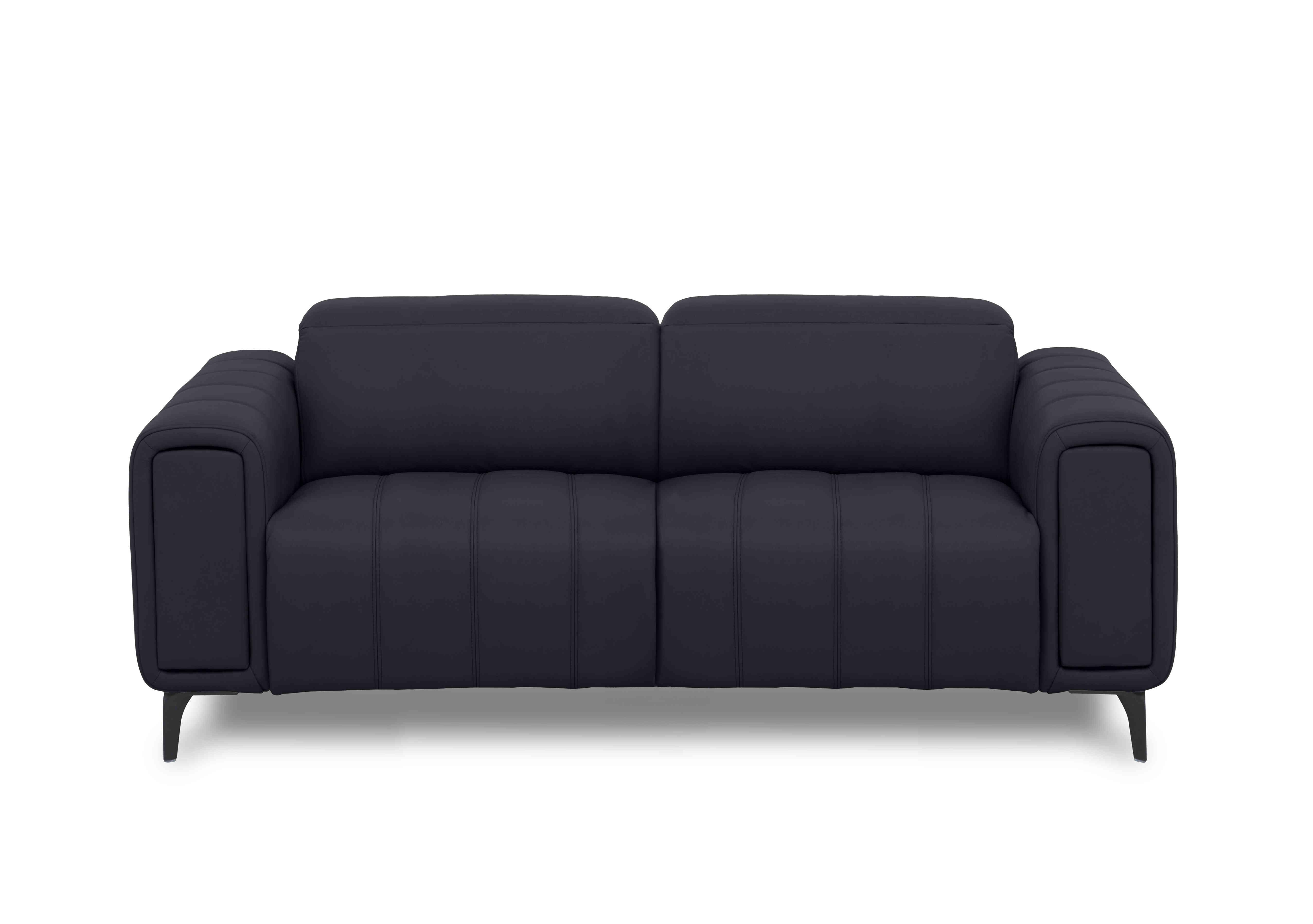 Elphaba Leather 3 Seater Sofa with Storage Arms in Lavender Grey Cat-60/18 on Furniture Village