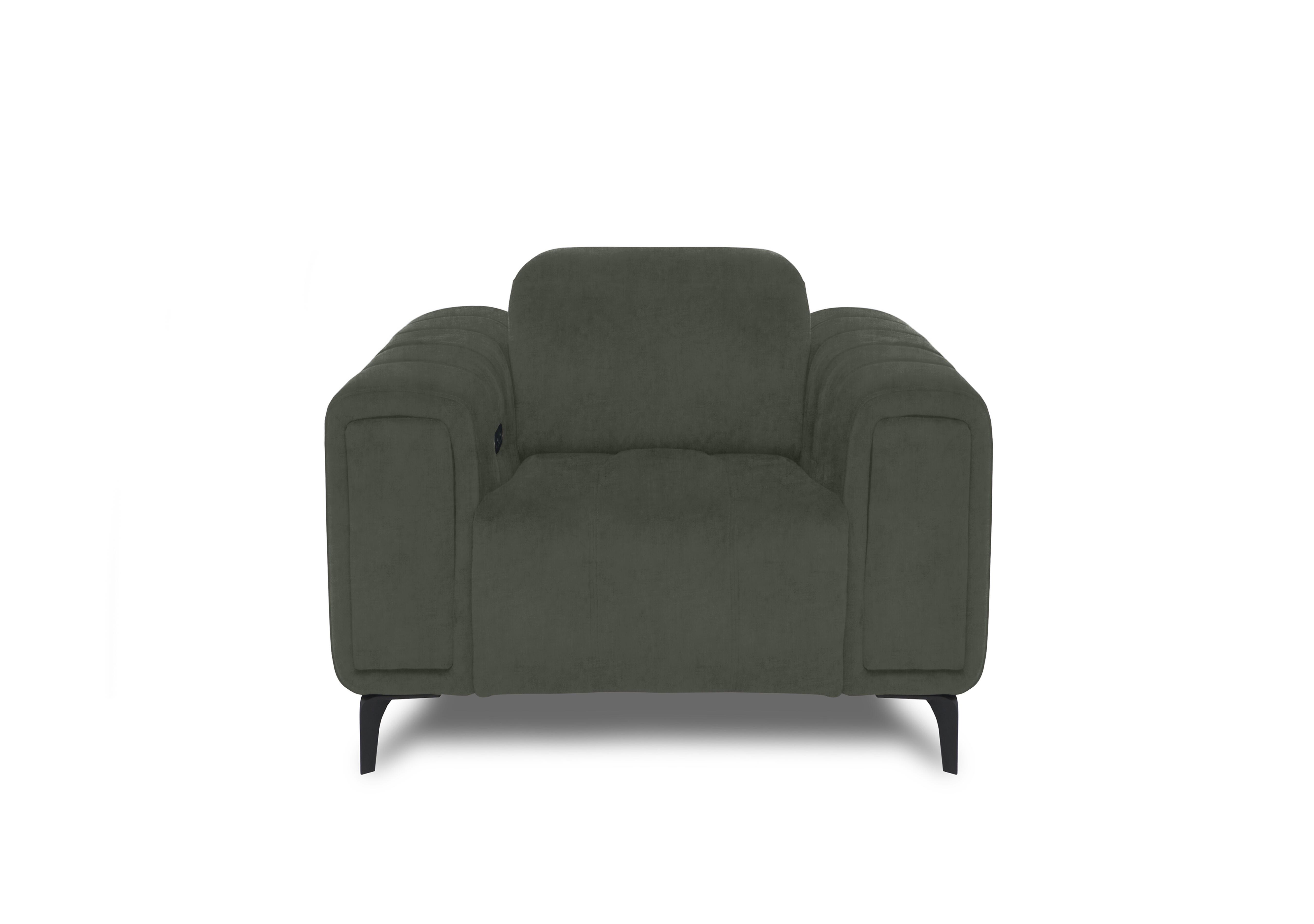 Elphaba Fabric Chair with Storage Arms in Manhattan Pine 58001 on Furniture Village