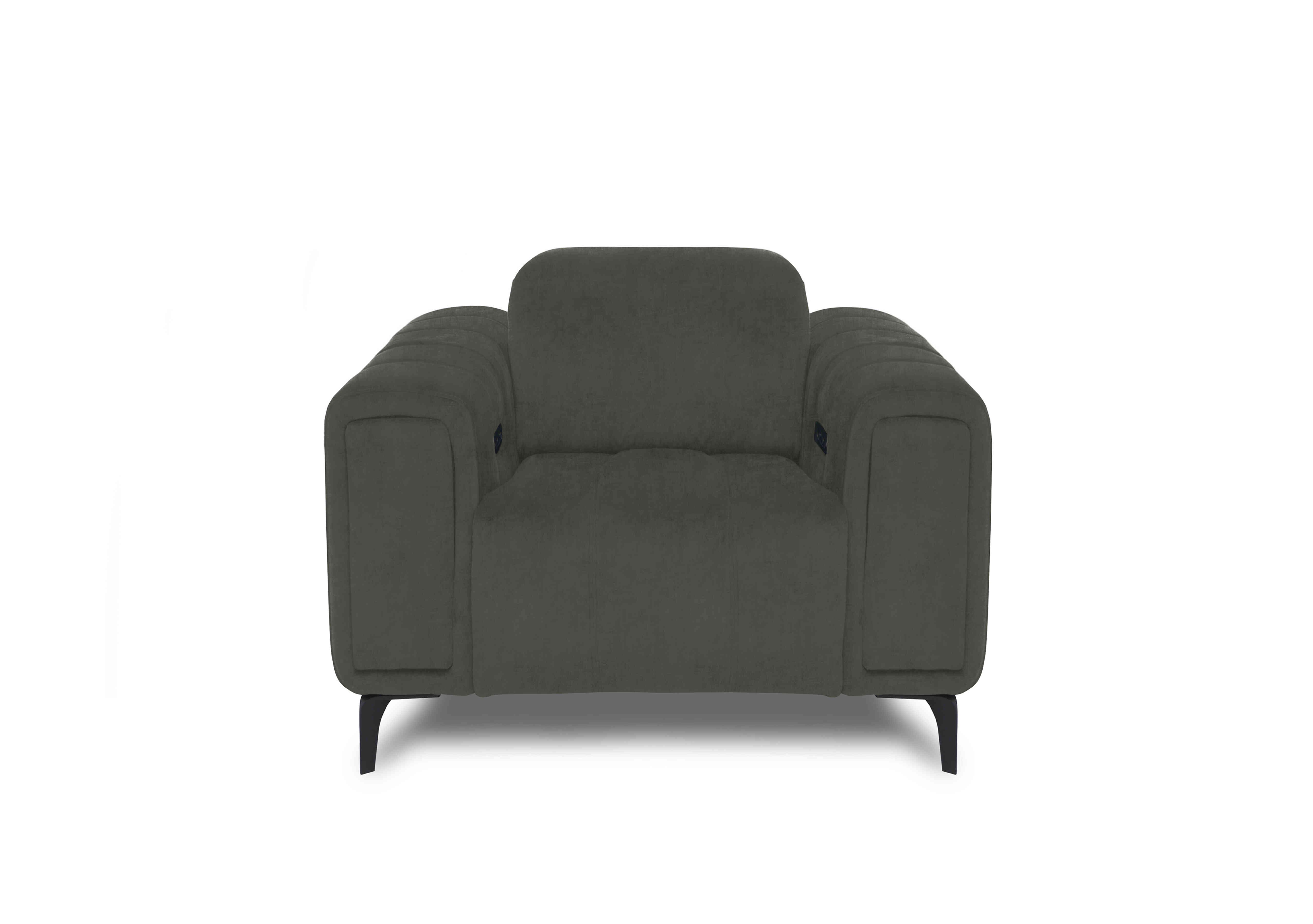 Elphaba Fabric Chair with Storage Arms in Manhattan Pine 58001 on Furniture Village