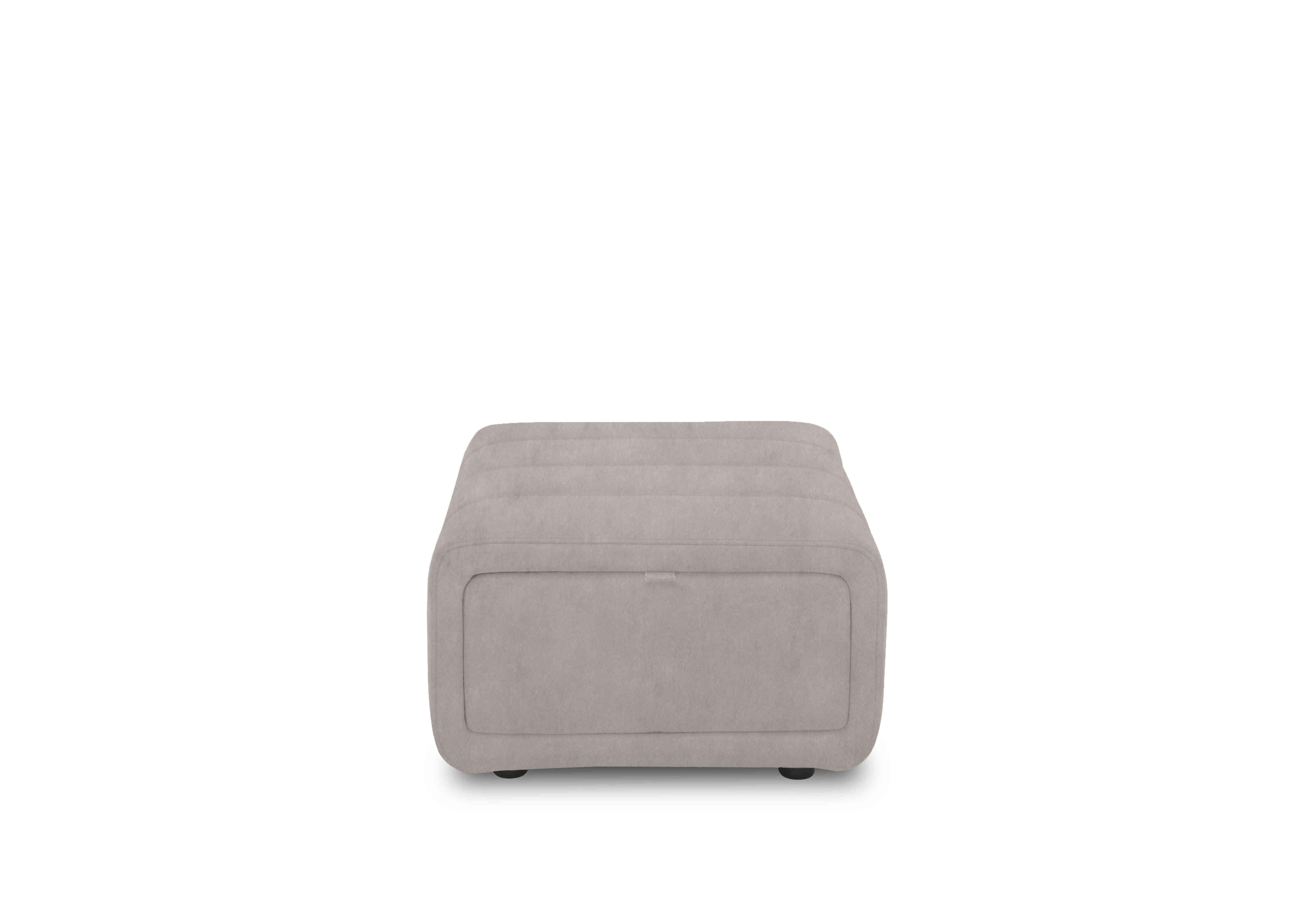 Elphaba Fabric Storage Footstool in Dexter Ivory 43501 on Furniture Village
