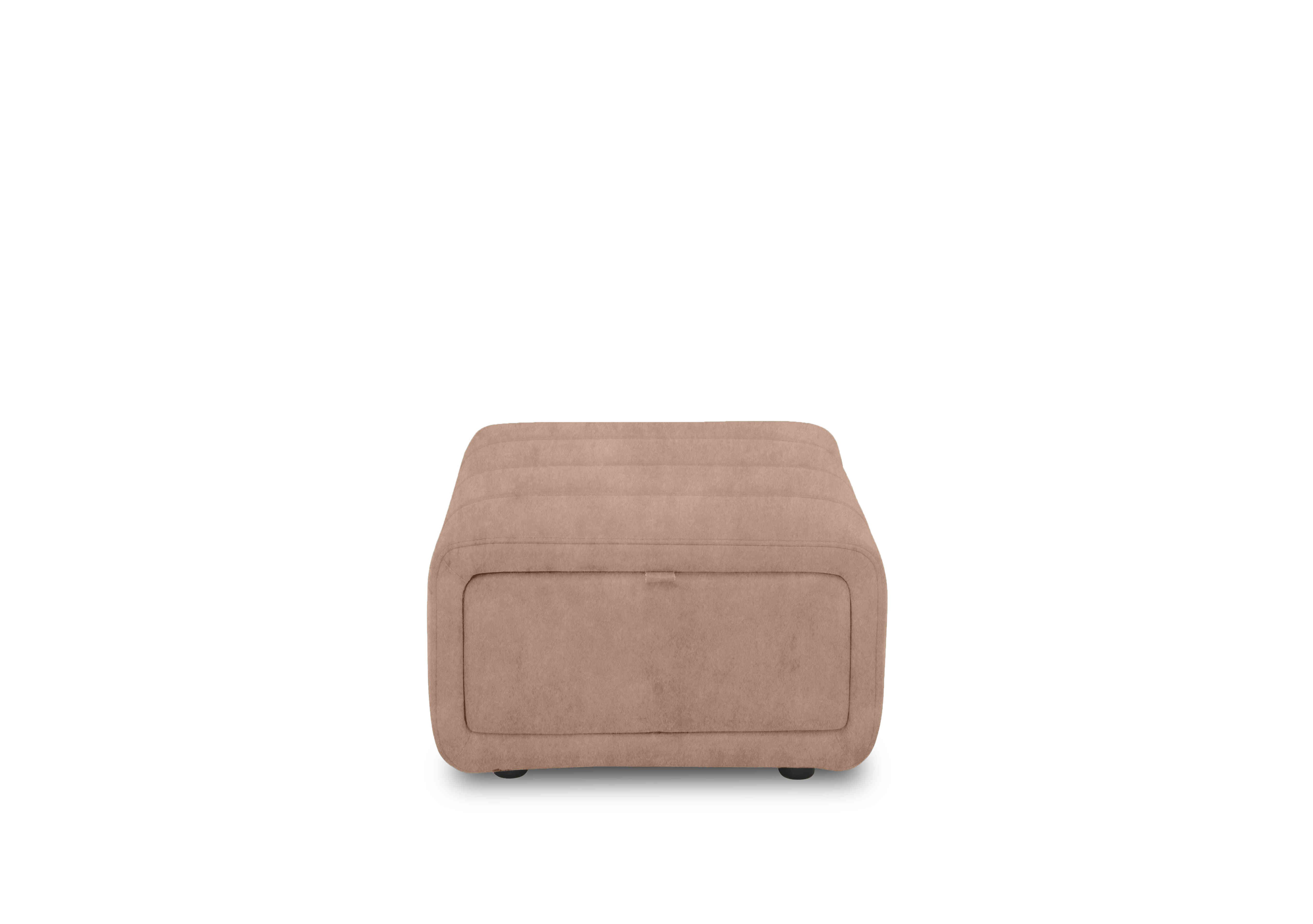 Elphaba Fabric Storage Footstool in Dexter Sand 43507 on Furniture Village