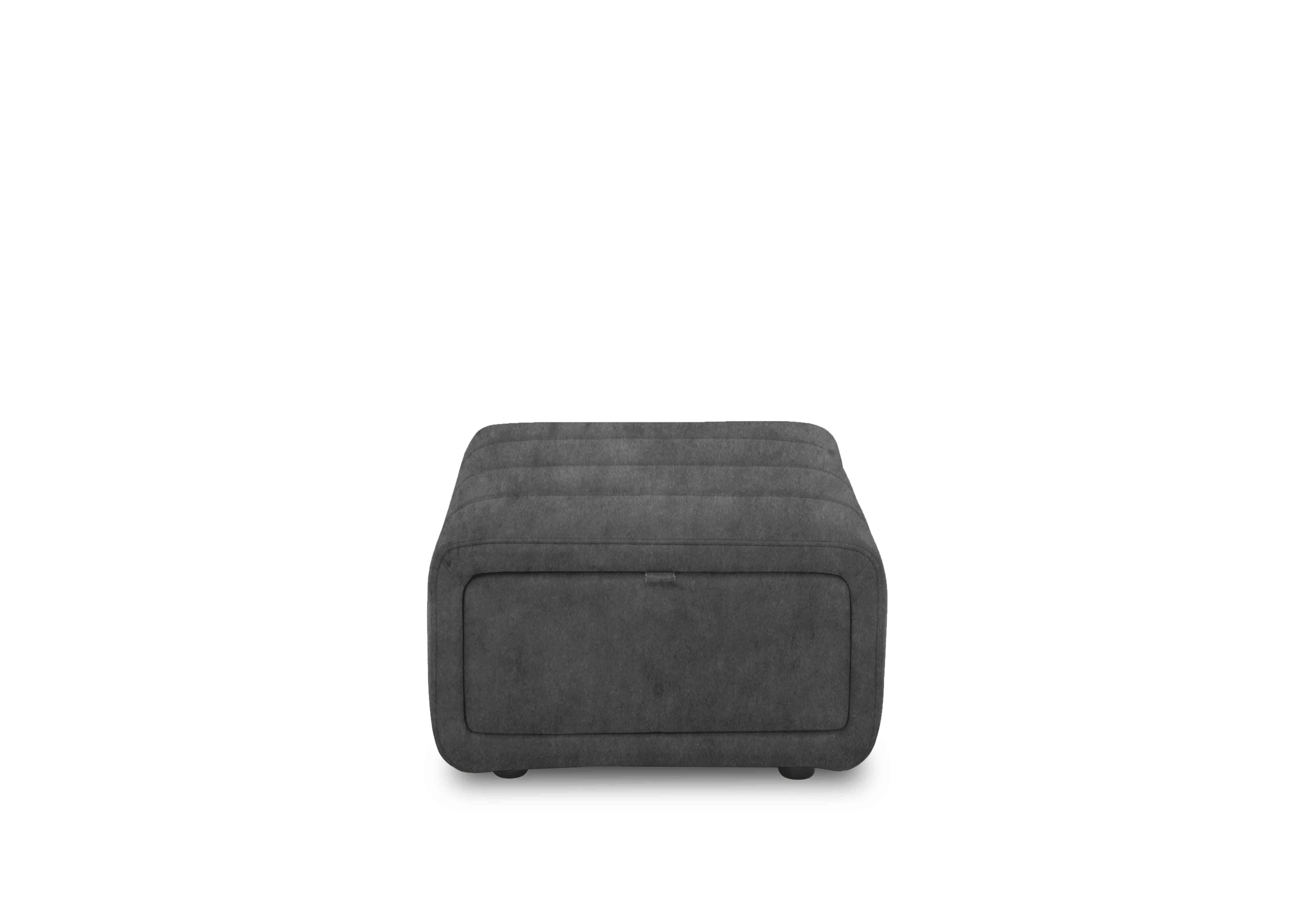 Elphaba Fabric Storage Footstool in Dexter Shadow 43519 on Furniture Village