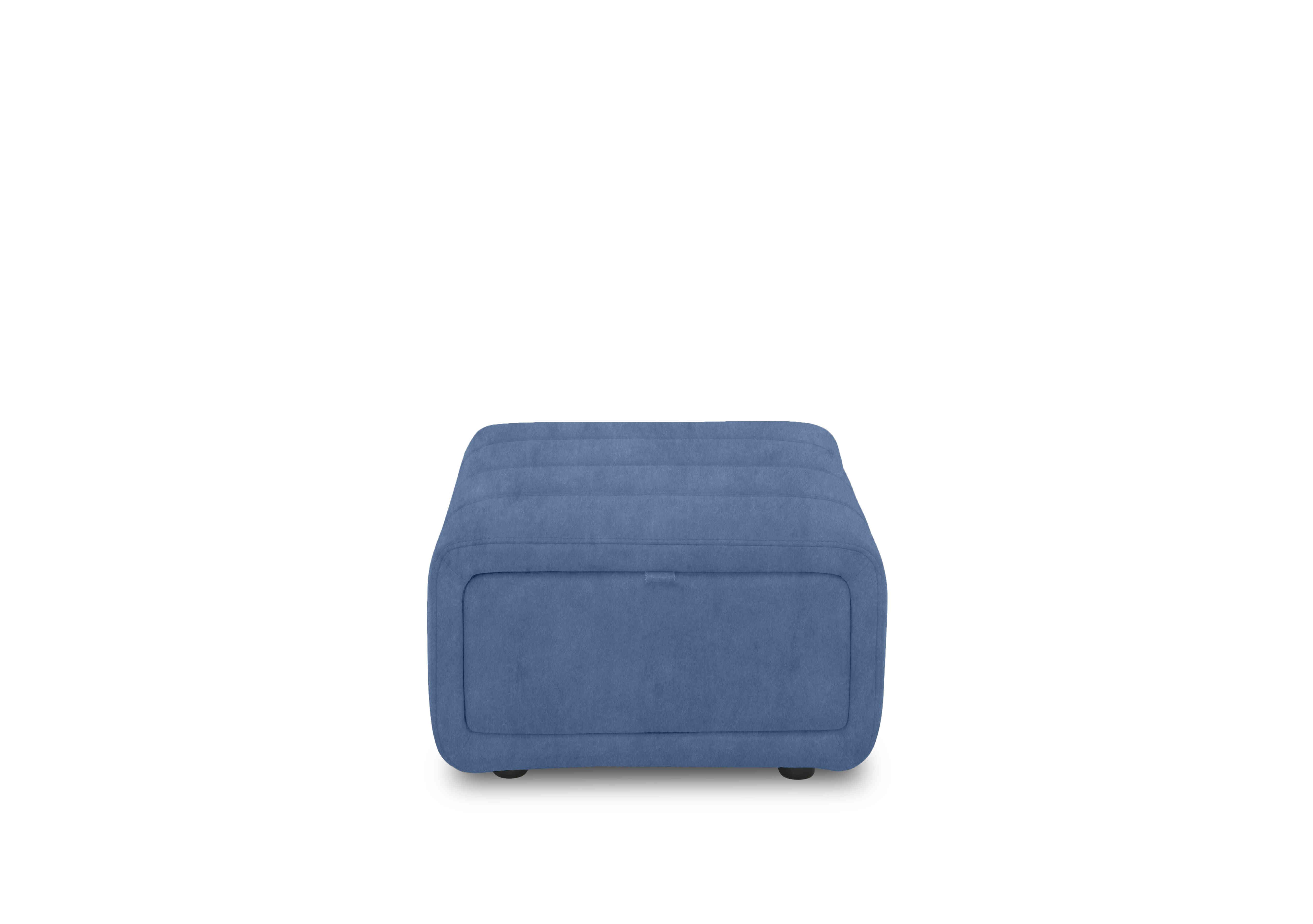 Elphaba Fabric Storage Footstool in Dexter Wave 43525 on Furniture Village