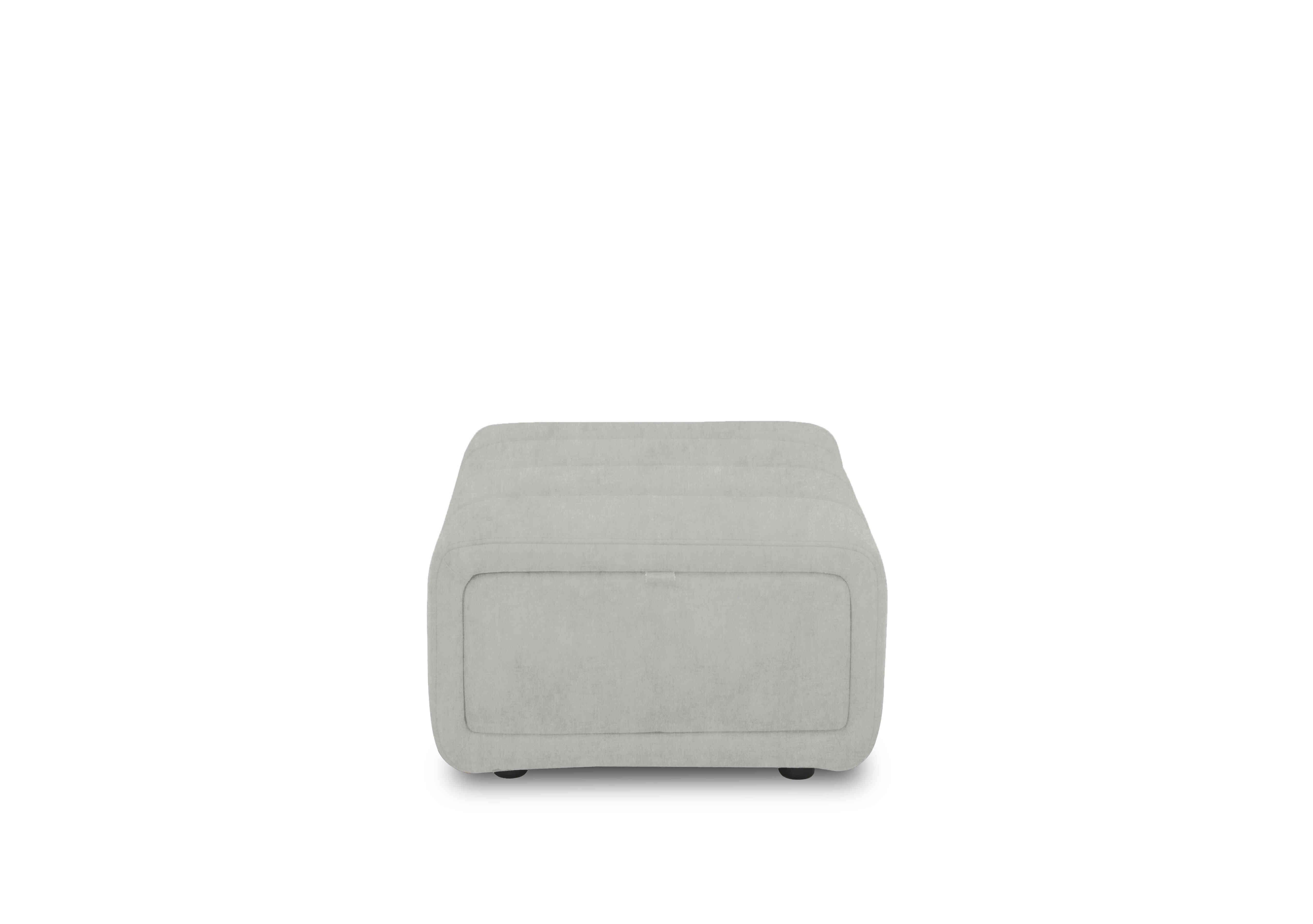 Elphaba Fabric Storage Footstool in Manhattan Stone 58004 on Furniture Village
