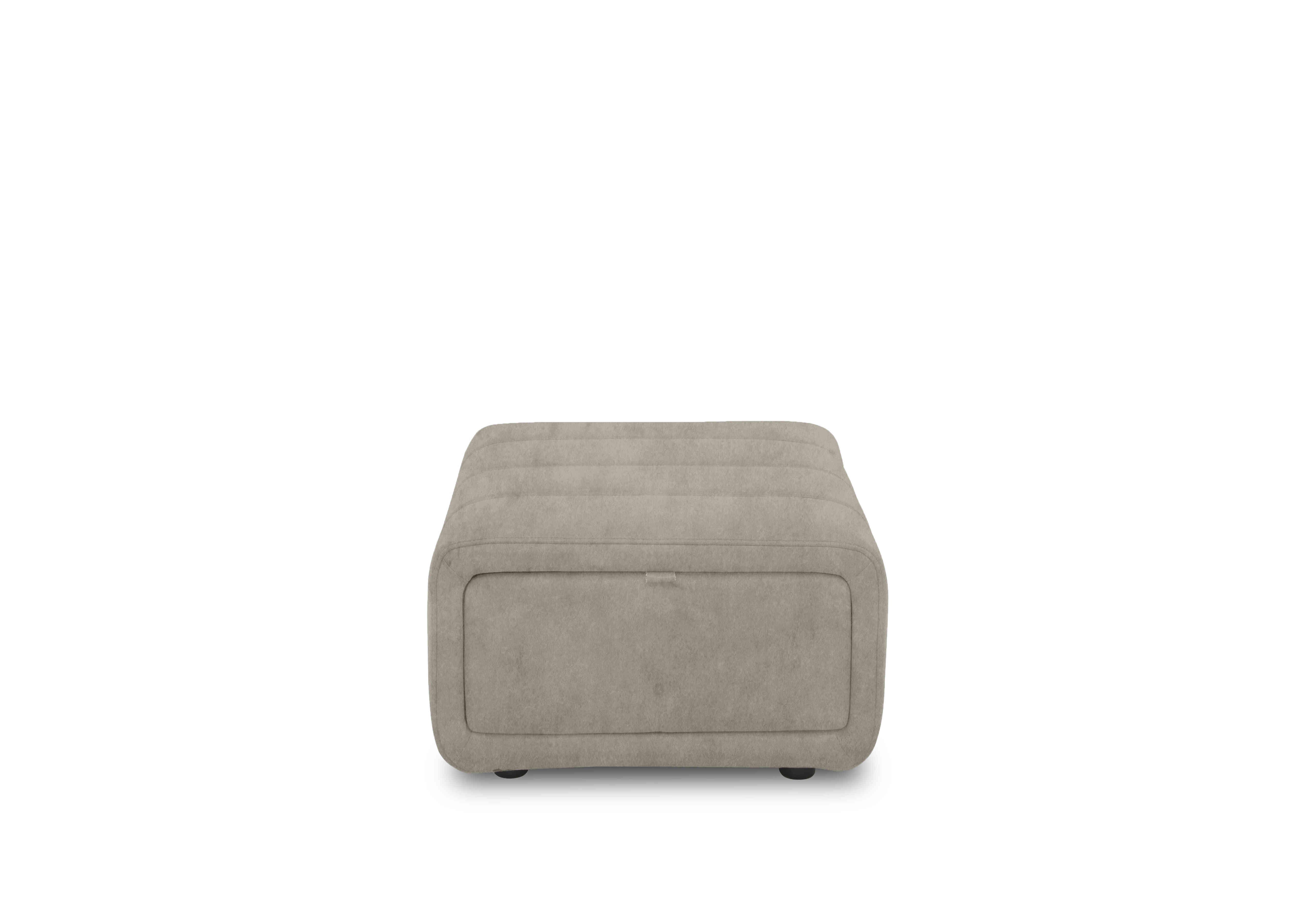 Elphaba Fabric Storage Footstool in Marble Cream 18177 on Furniture Village