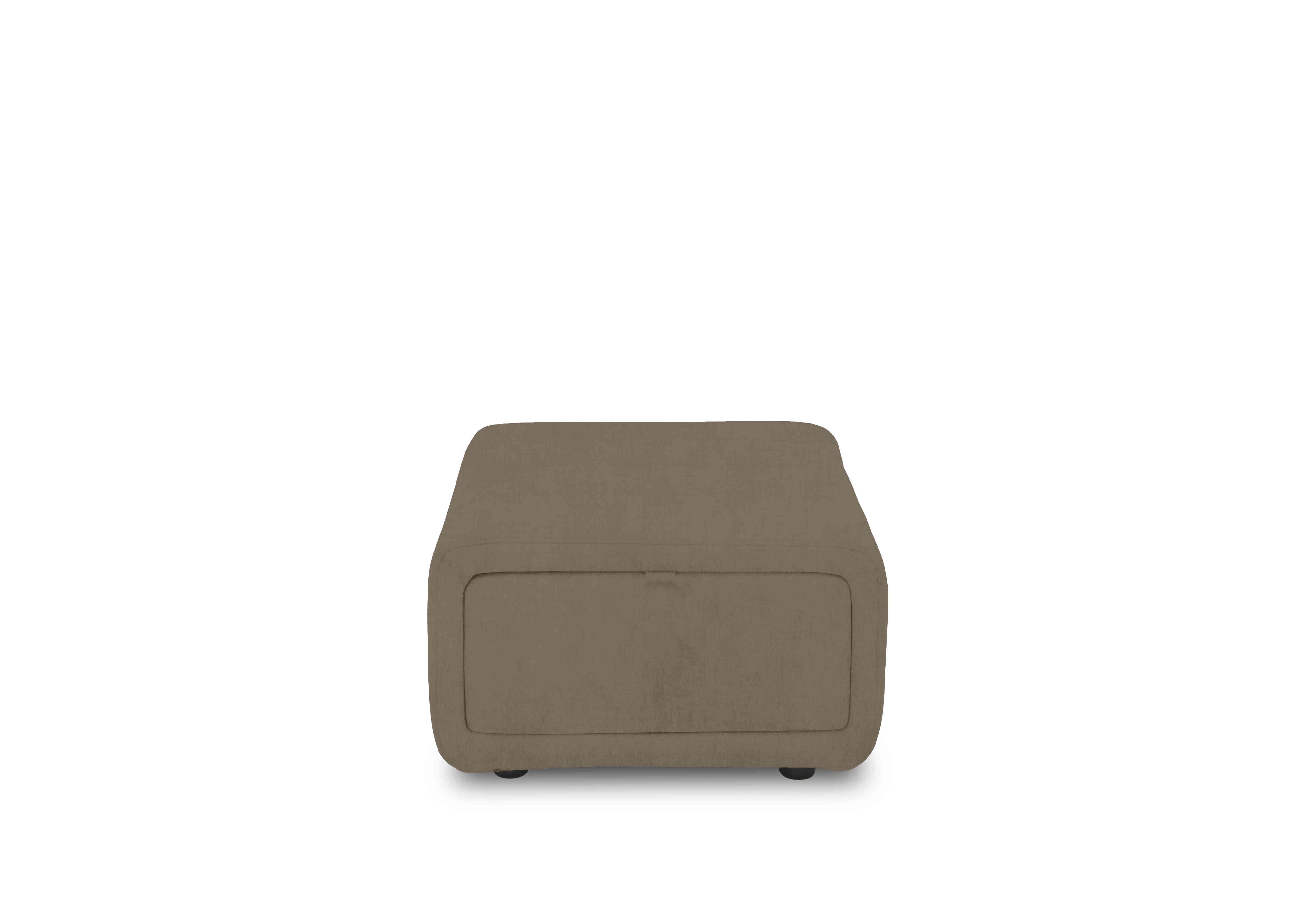 Elphaba Fabric Storage Footstool in Opulence Cedar 51014 on Furniture Village