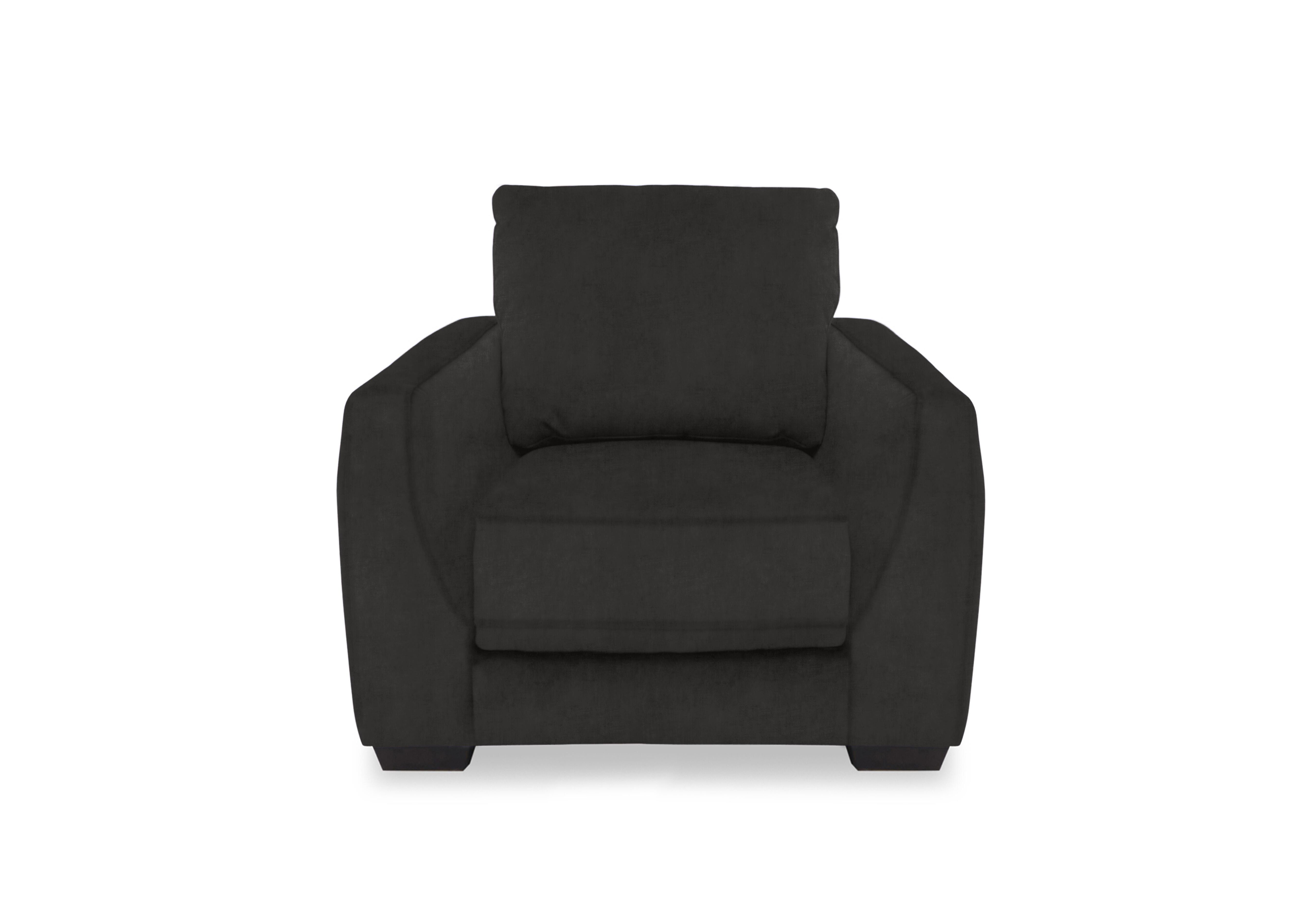 Dinky Fabric Chair in Manhattan Indigo 58009 on Furniture Village