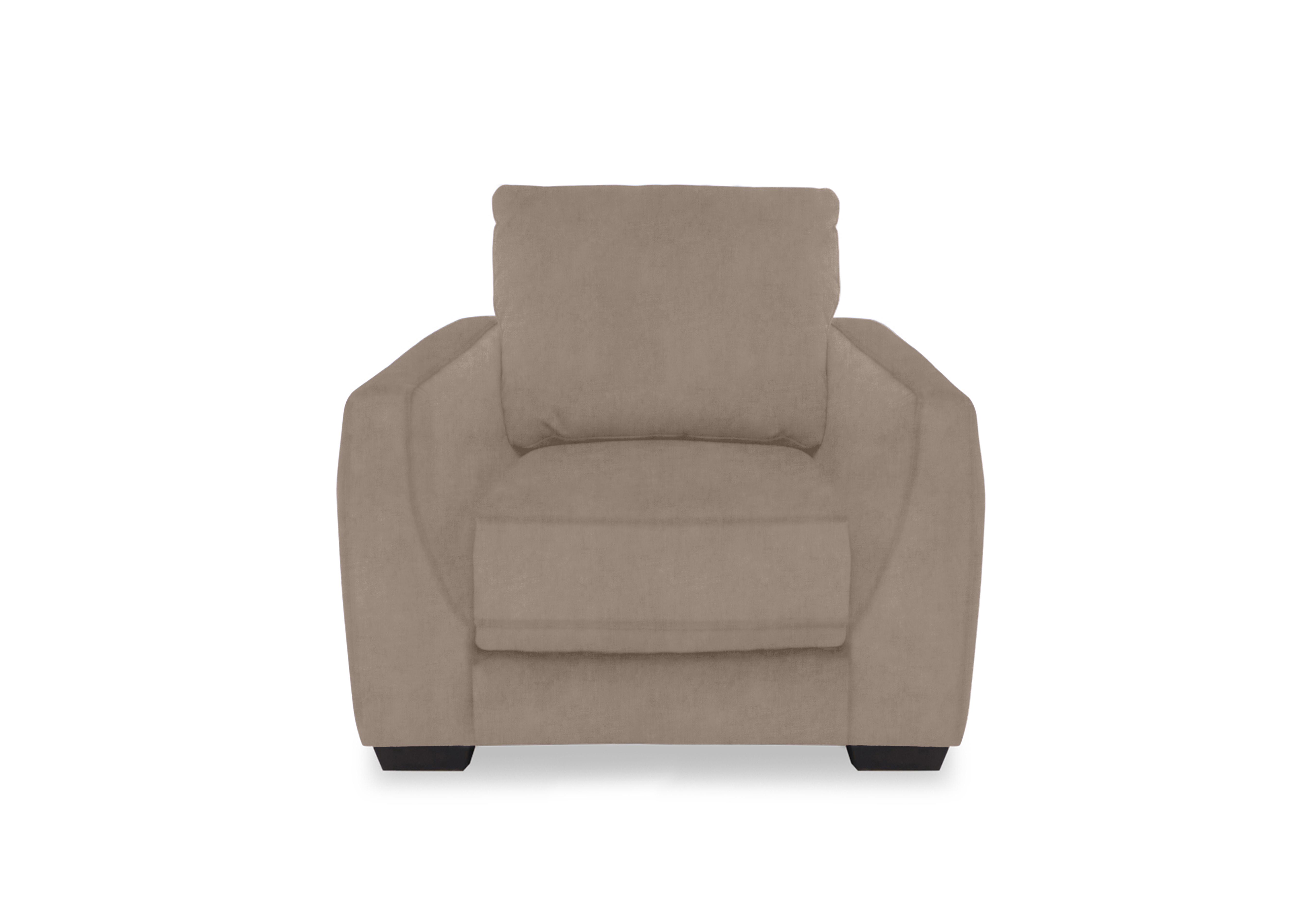 Dinky Fabric Power Recliner Chair in Manhattan Nutmeg 58005 on Furniture Village