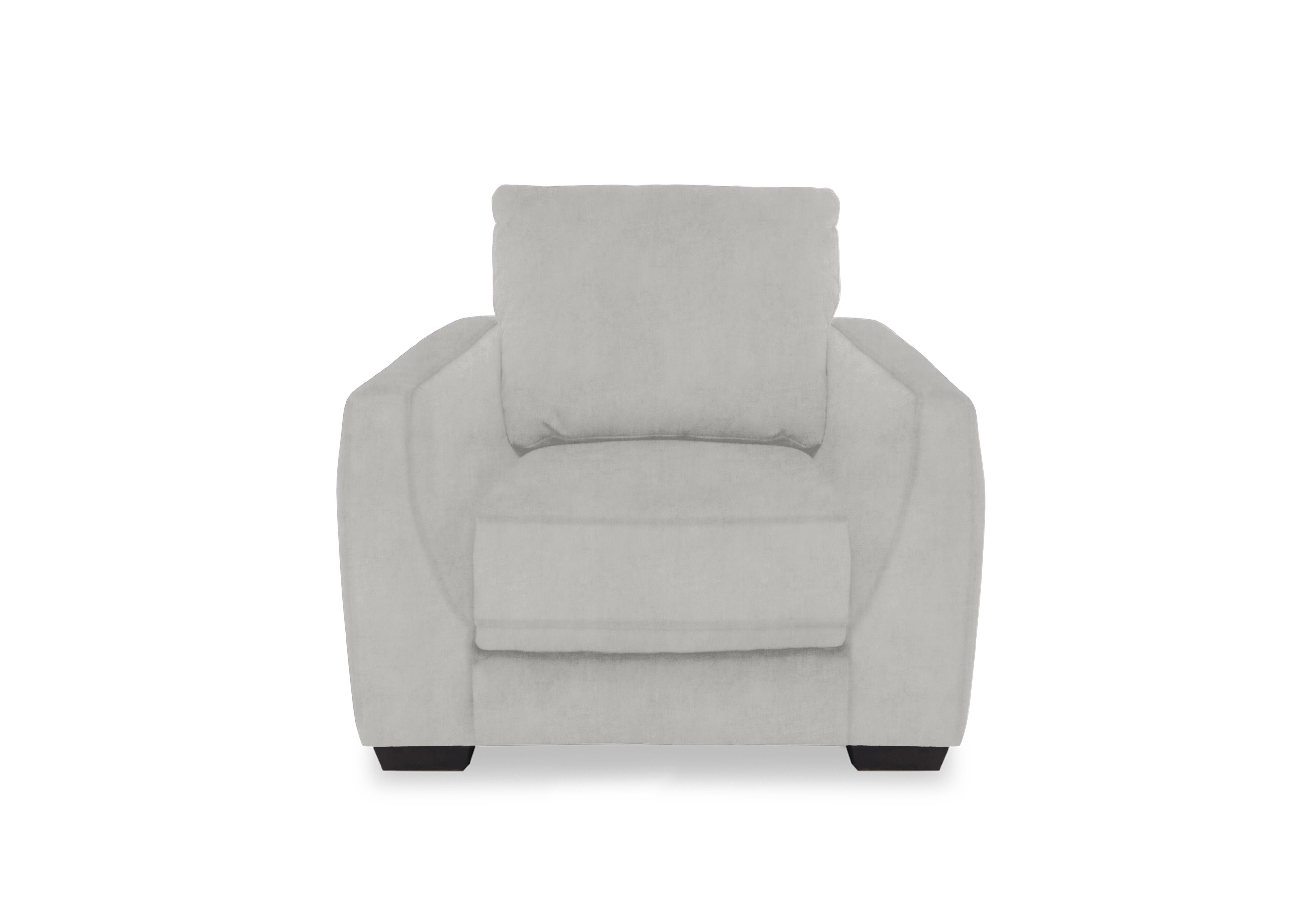 Dinky Fabric Chair in Manhattan Stone 58004 on Furniture Village