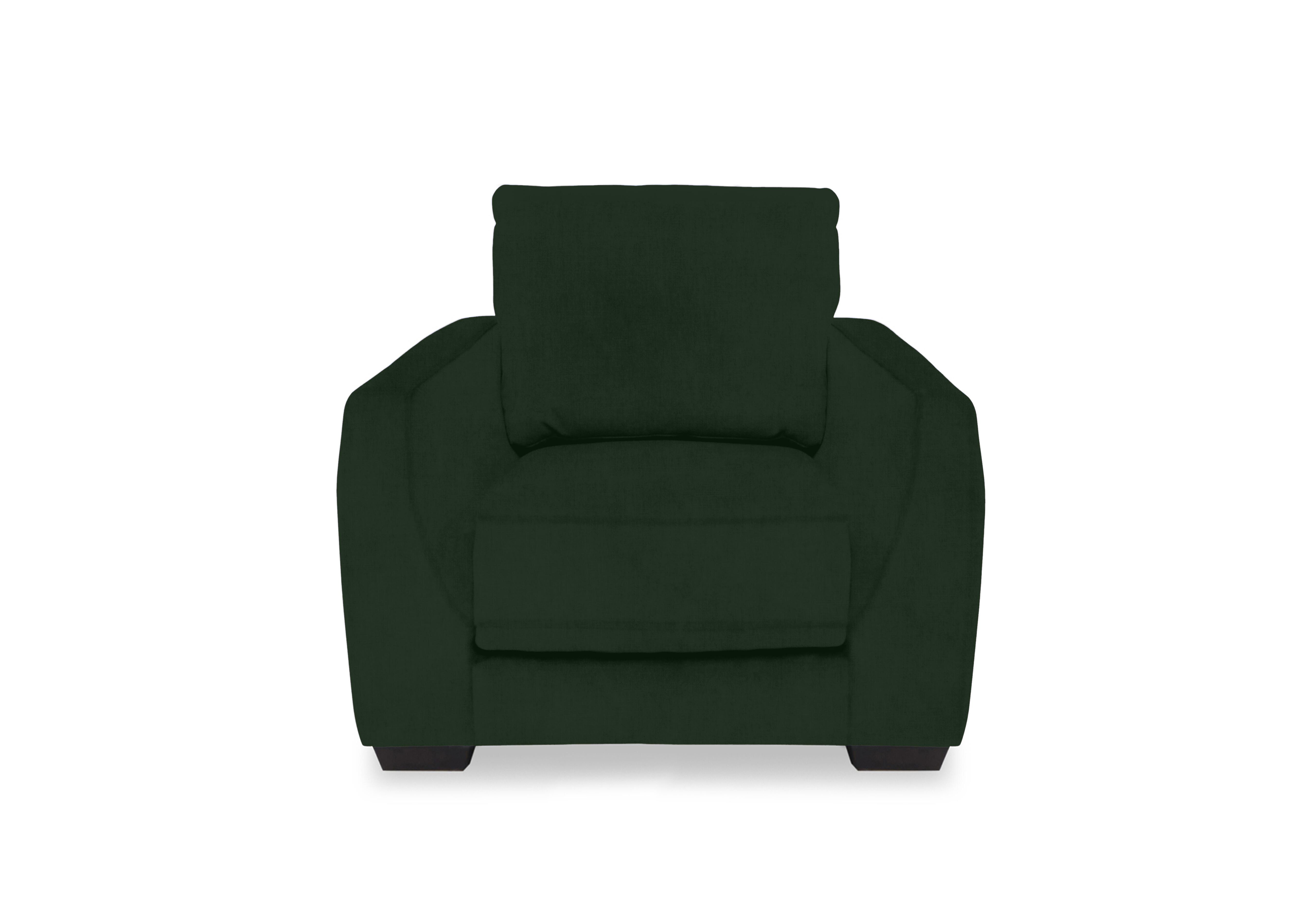 Dinky Fabric Chair in Opulence Bottle Green 51011 on Furniture Village