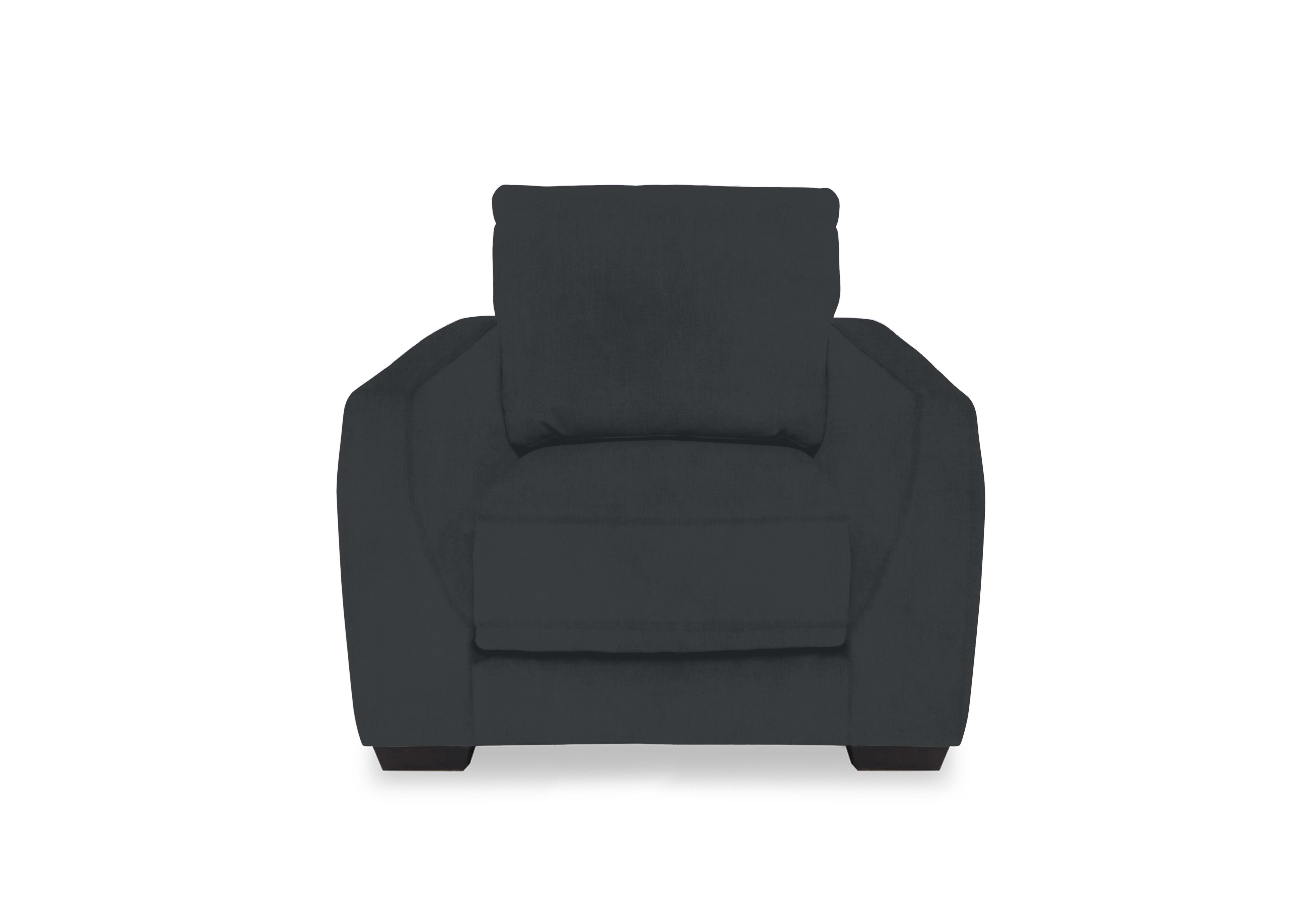 Dinky Fabric Chair in Opulence Charcoal 51002 on Furniture Village