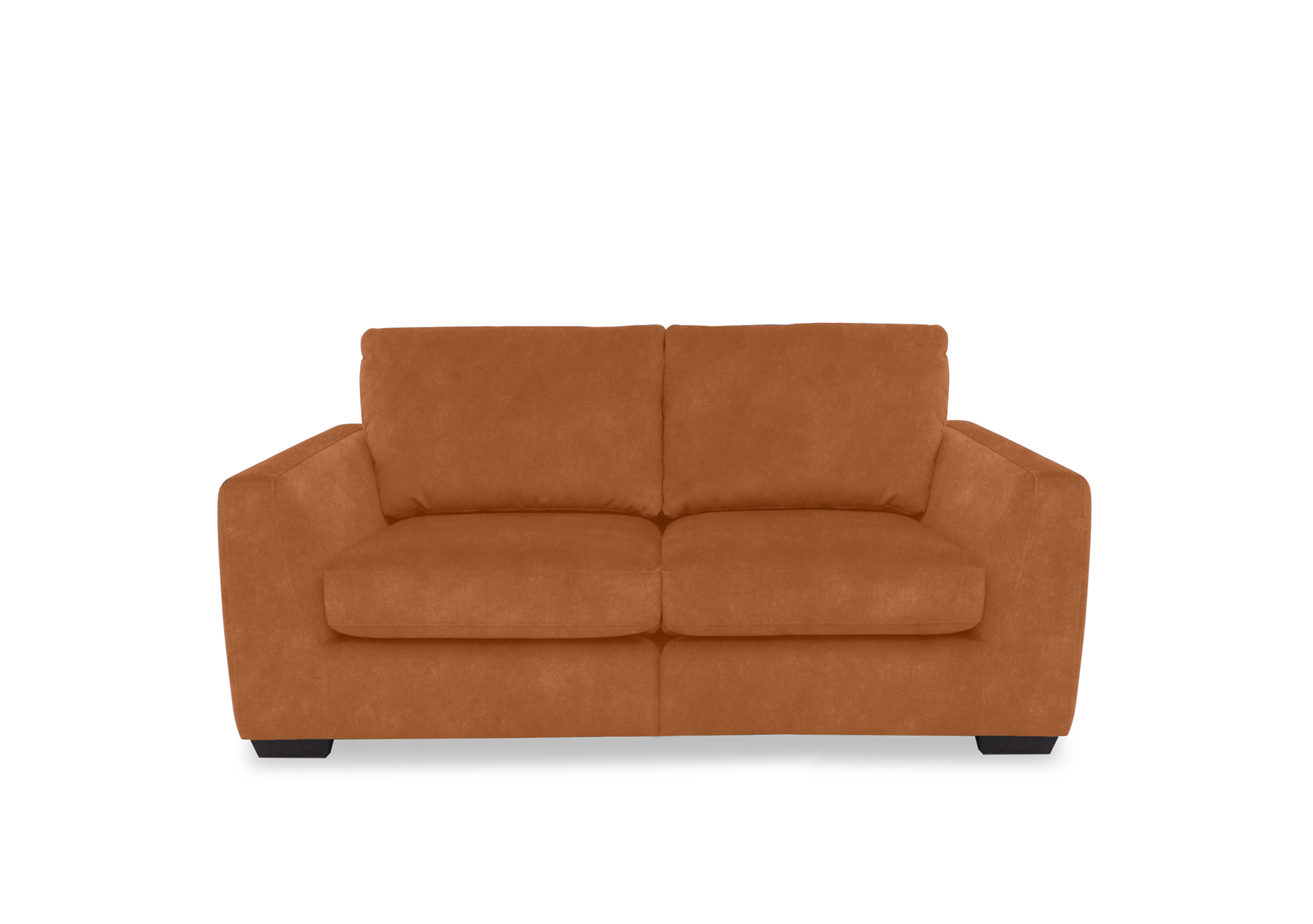 Dinky Fabric 2 Seater Sofa in Dexter Pumpkin 43509 on Furniture Village