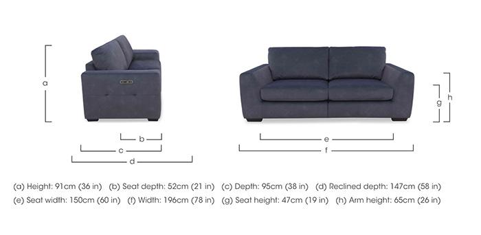 Dinky Fabric 3 Seater Sofa in  on Furniture Village