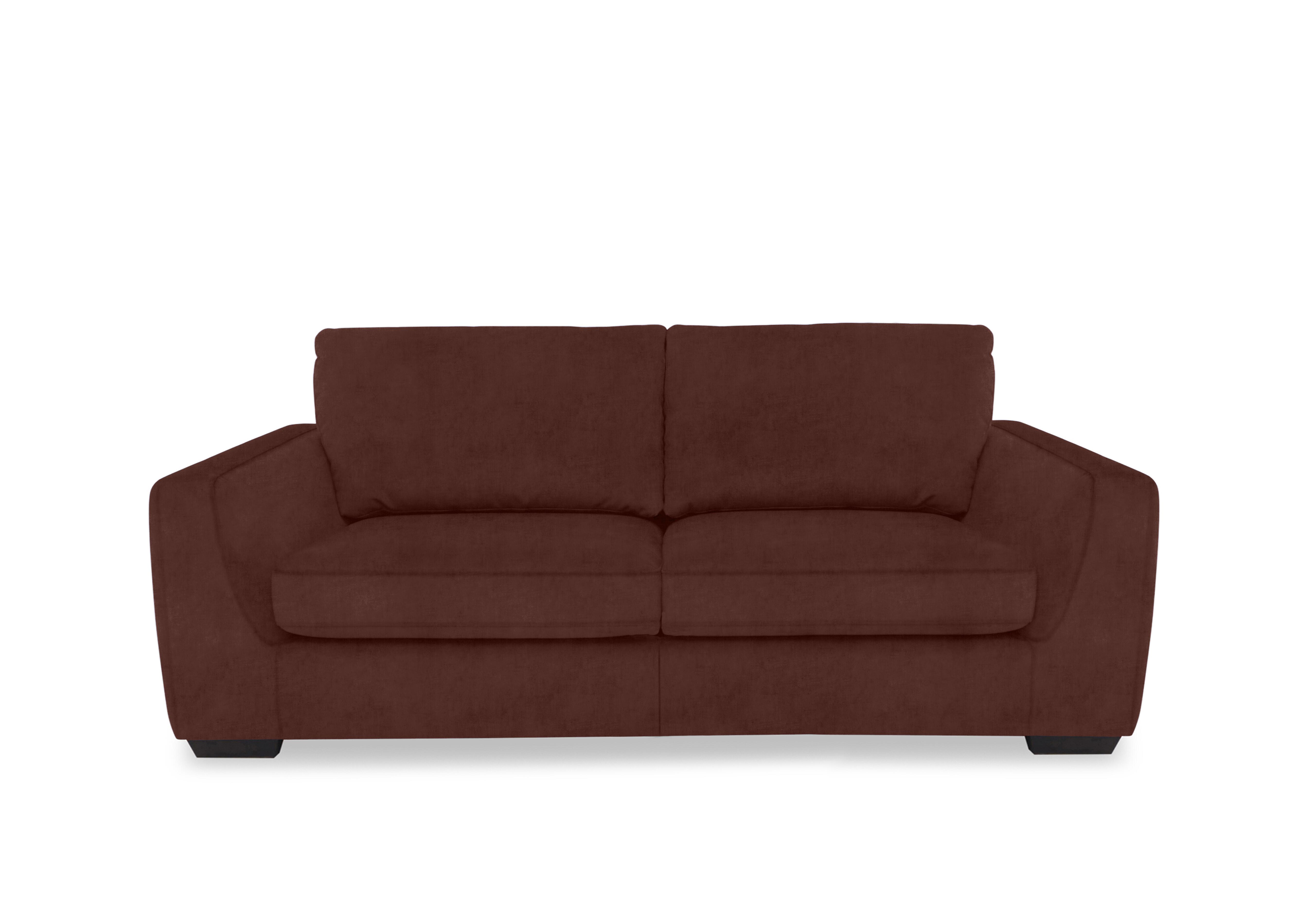 Dinky Fabric 3 Seater Sofa in Manhattan Burnt Sienna 58008 on Furniture Village