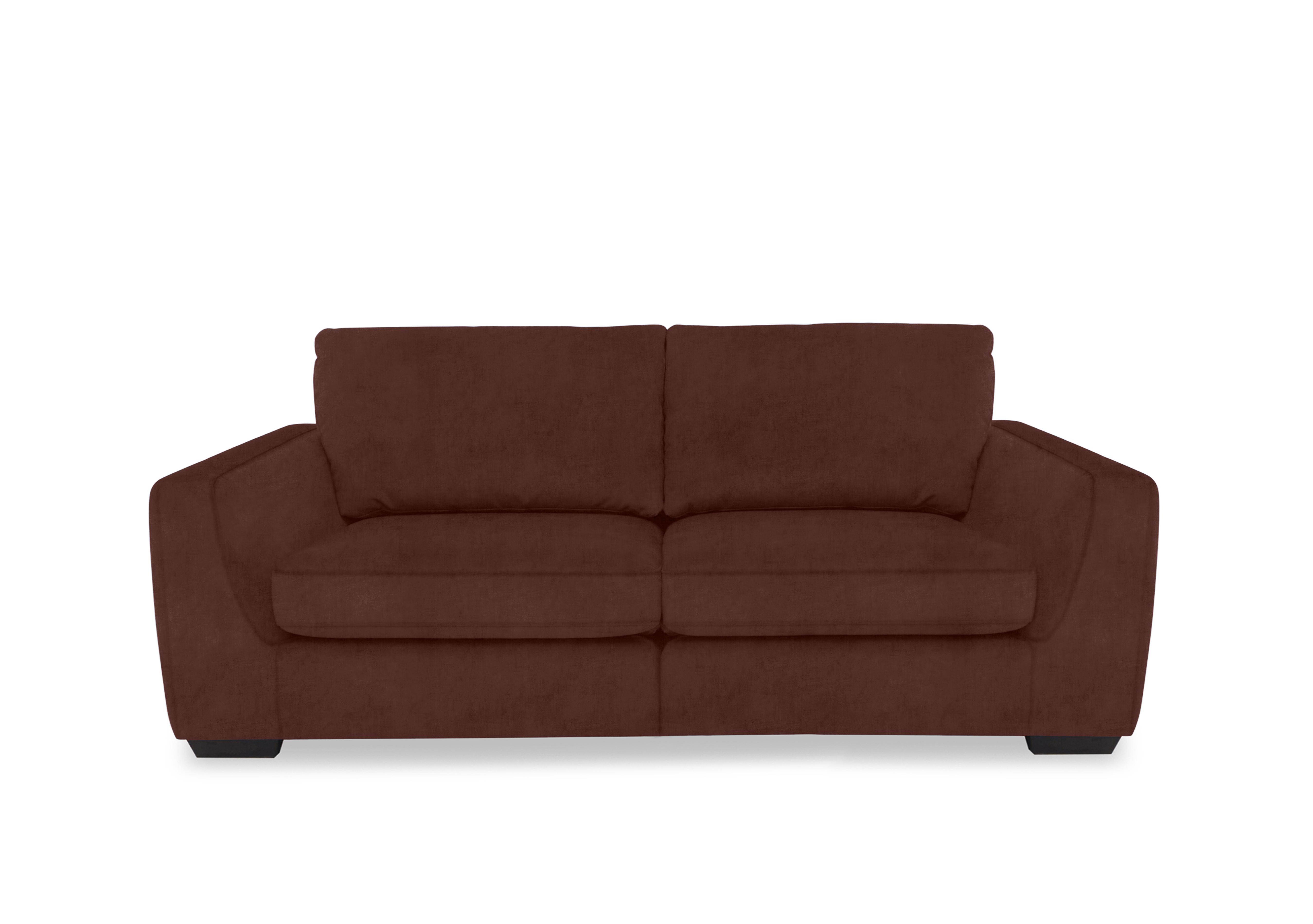 Dinky Fabric 3 Seater Sofa in Manhattan Burnt Sienna 58008 on Furniture Village