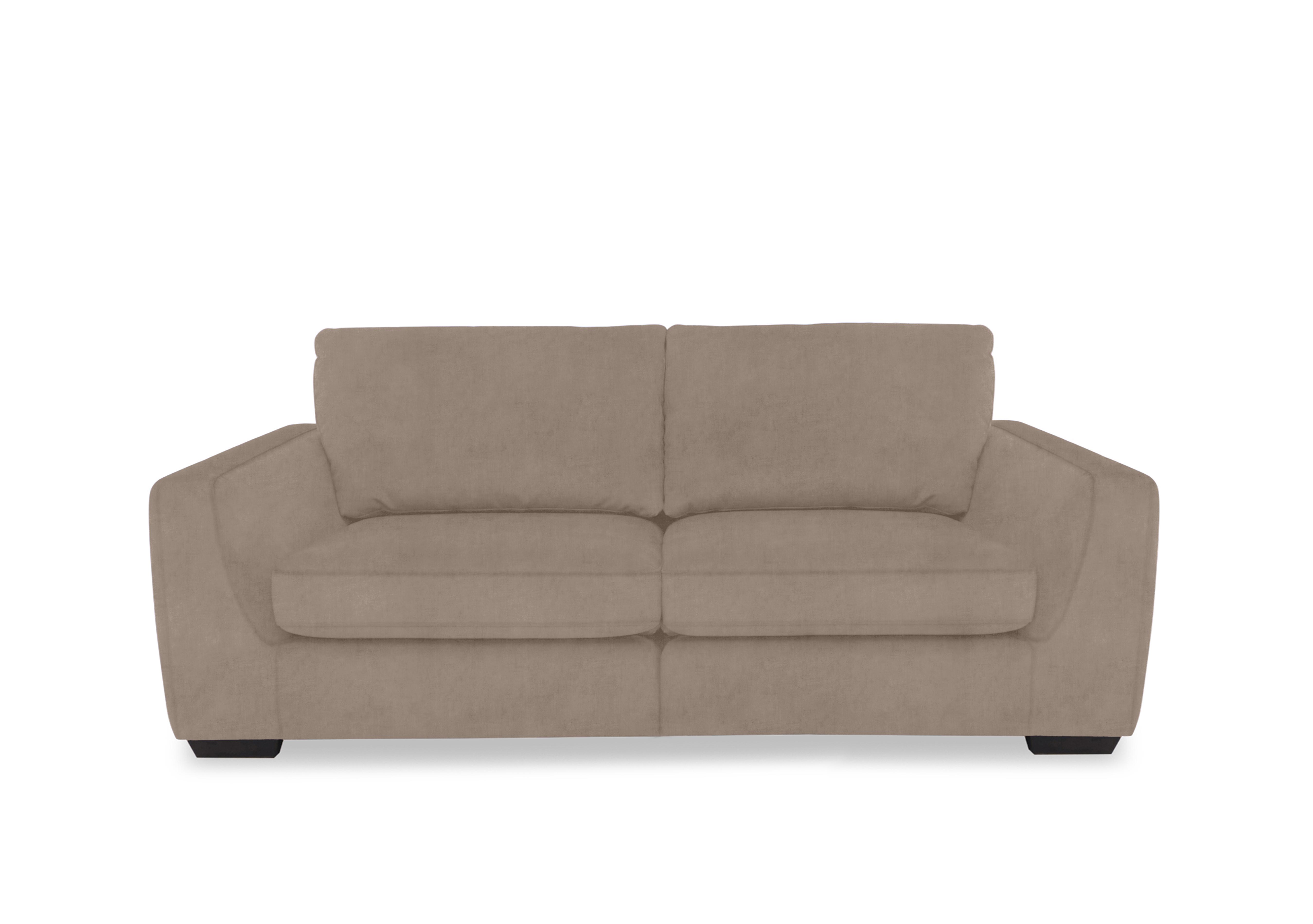 Dinky Fabric 3 Seater Sofa in Manhattan Nutmeg 58005 on Furniture Village