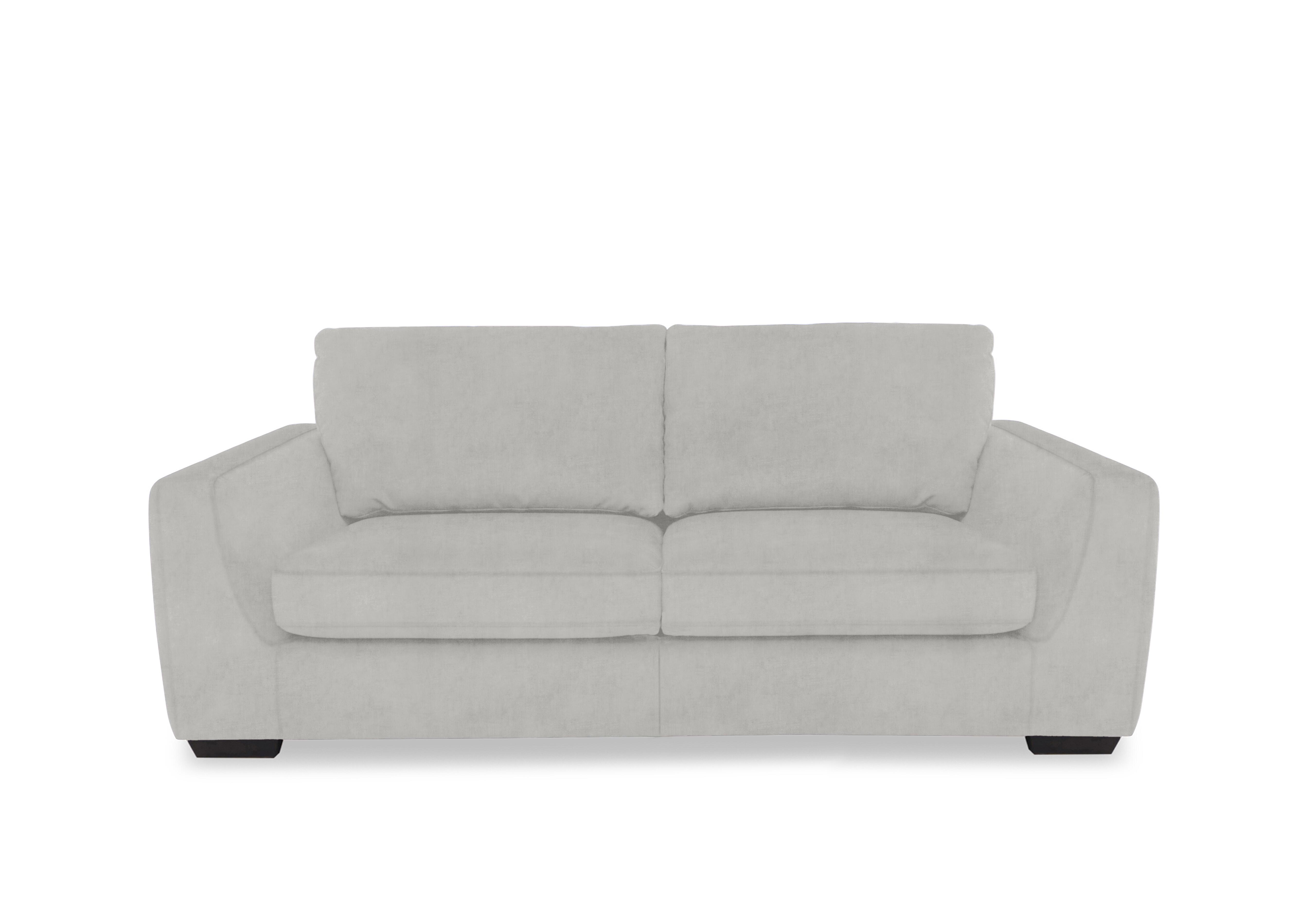 Dinky Fabric 3 Seater Sofa in Manhattan Stone 58004 on Furniture Village
