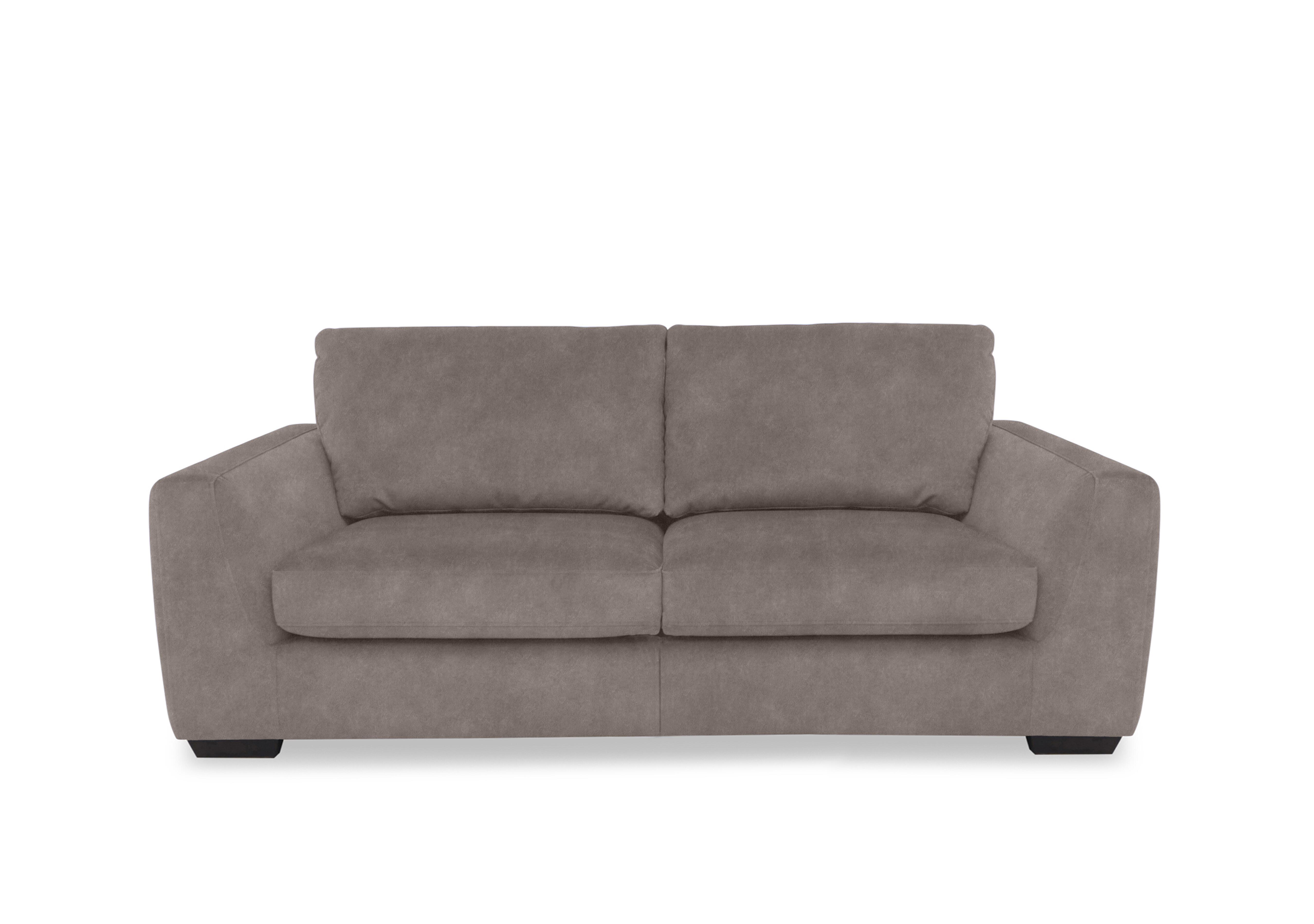 Dinky Fabric 3 Seater Sofa in Marble Charcoal Grey 18175 on Furniture Village