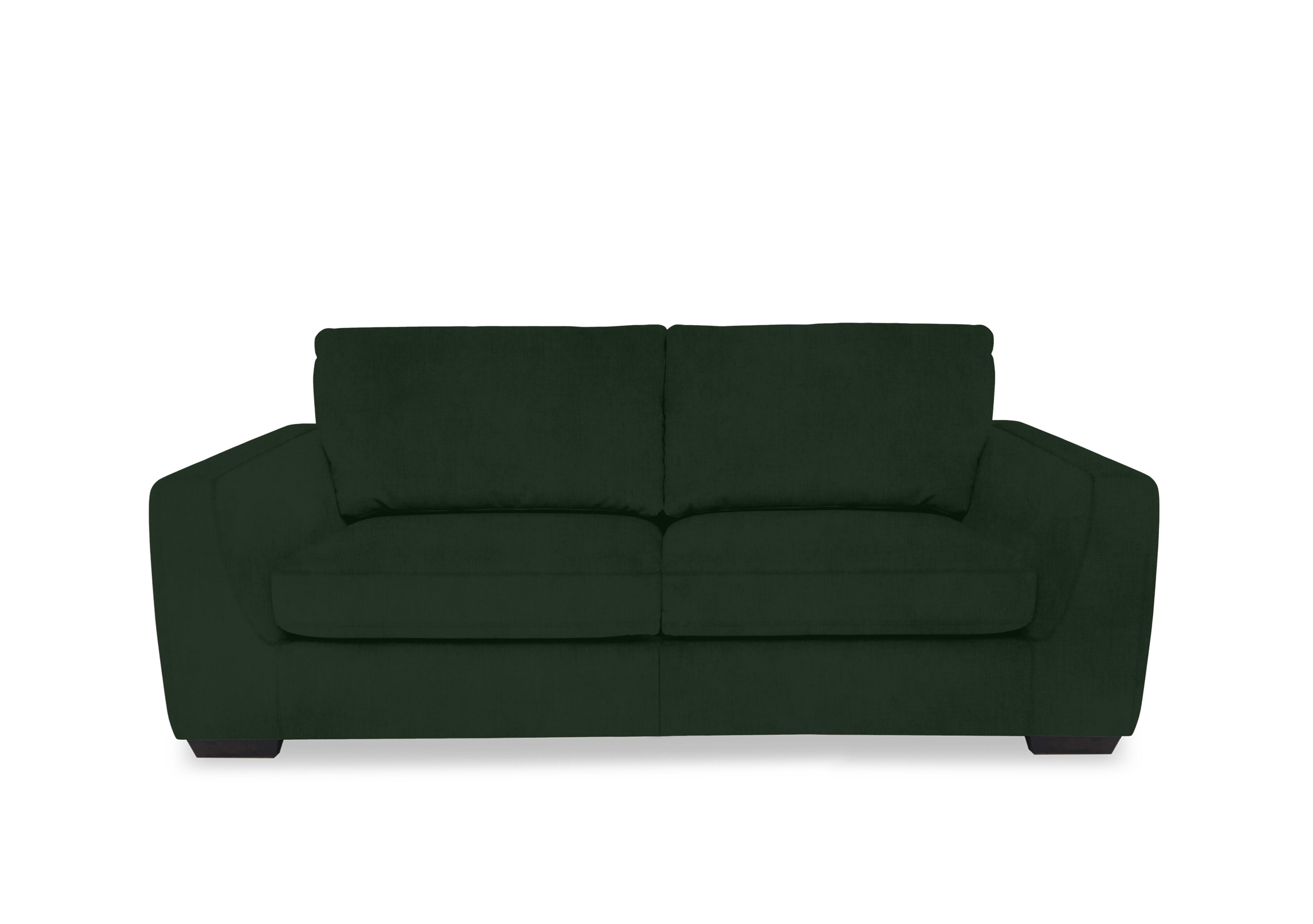 Dinky Fabric 3 Seater Sofa in Opulence Bottle Green 51011 on Furniture Village