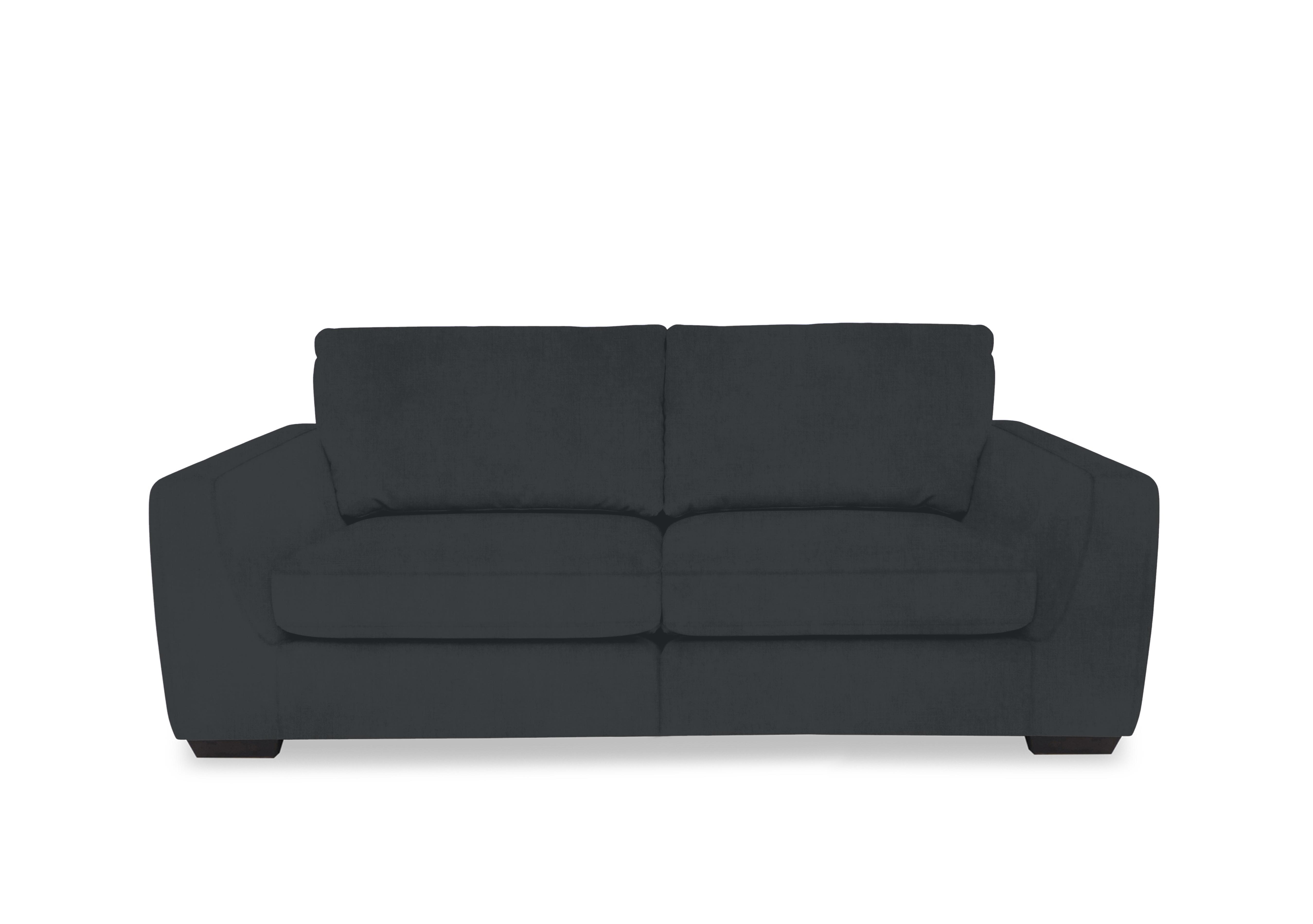 Dinky Fabric 3 Seater Sofa in Opulence Charcoal 51002 on Furniture Village