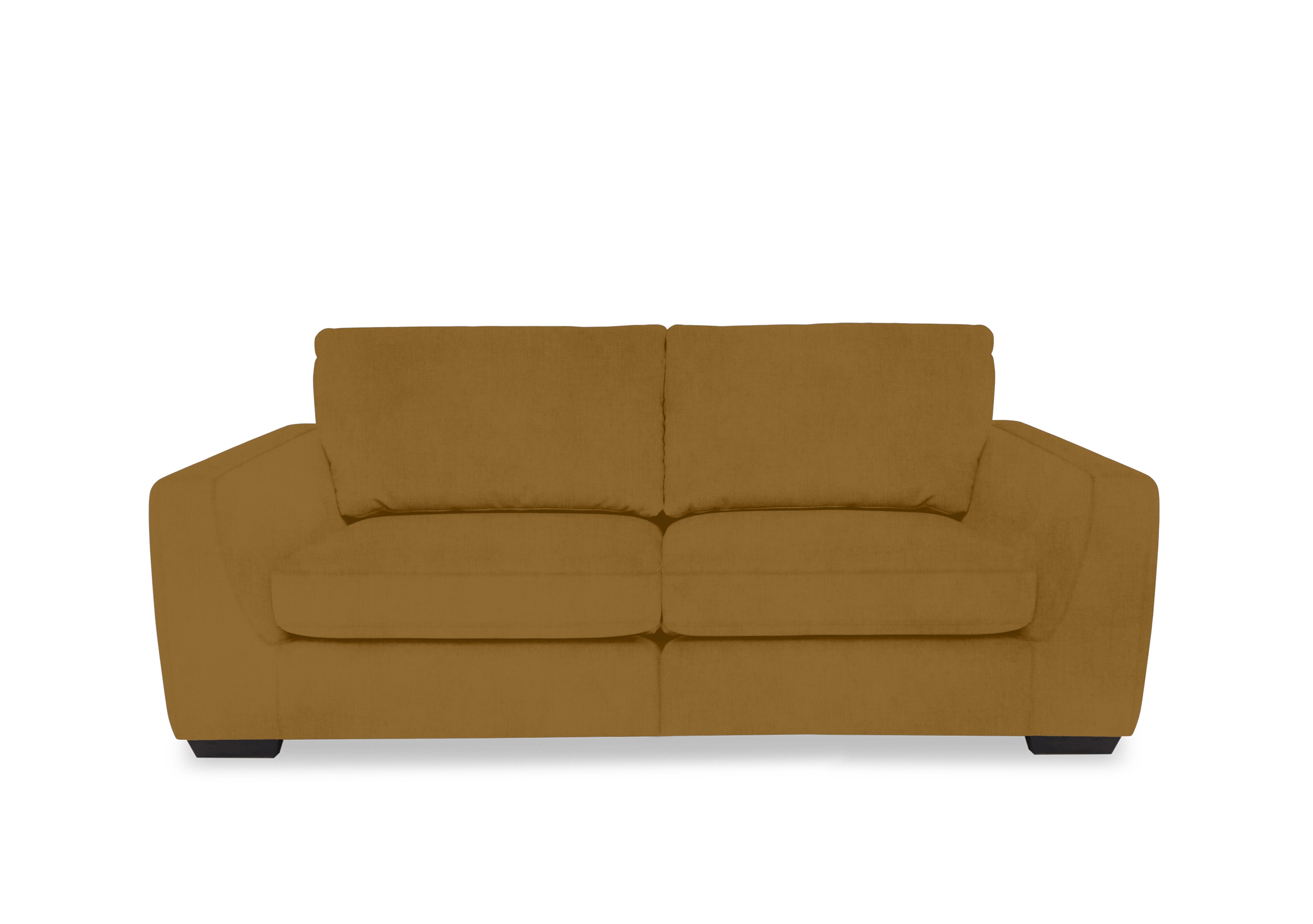 Dinky Fabric 3 Seater Sofa in Opulence Saffron 51009 on Furniture Village