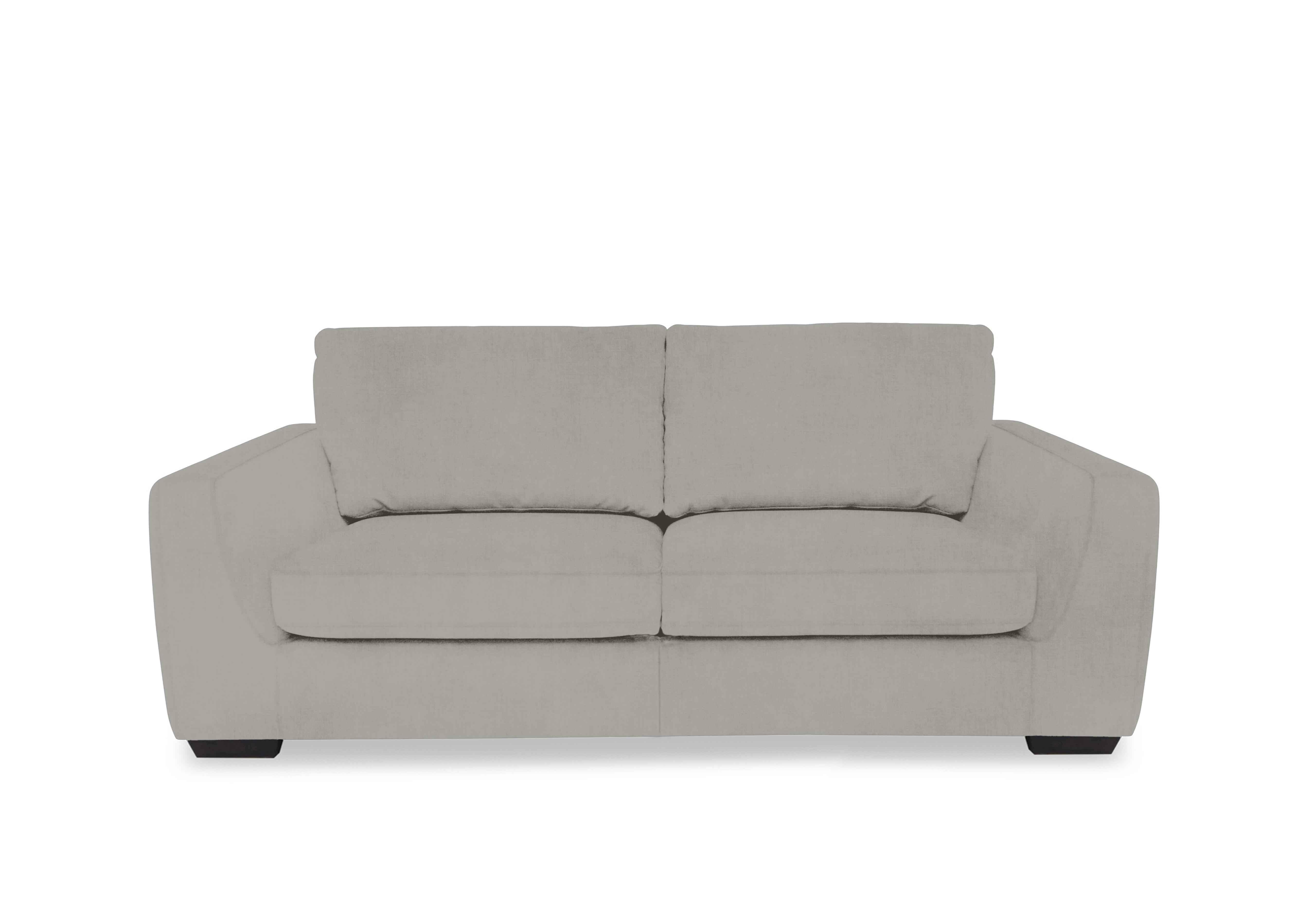 Dinky Fabric 3 Seater Sofa in Opulence Silver 51007 on Furniture Village