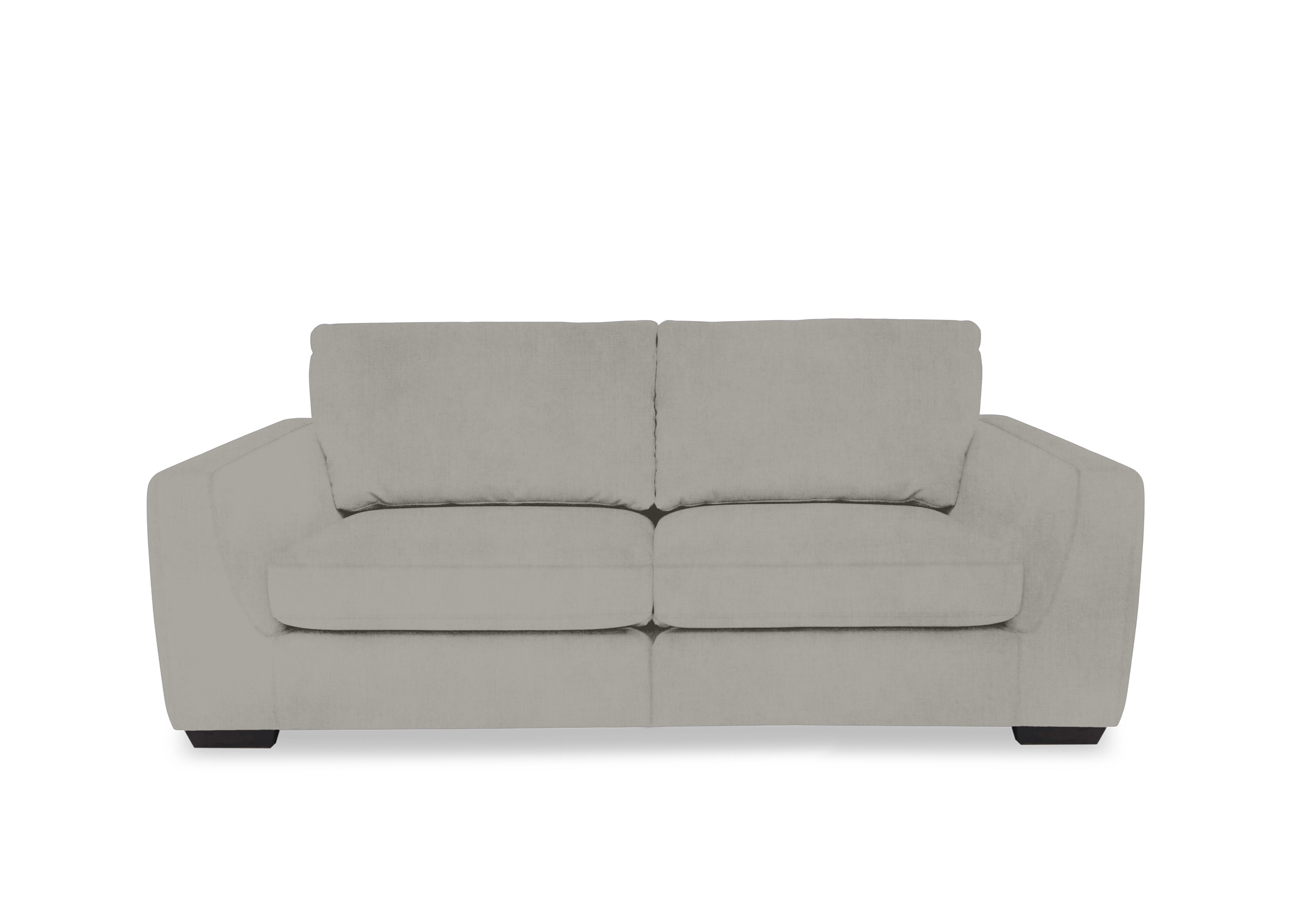 Dinky Fabric 3 Seater Sofa in Opulence Silver 51007 on Furniture Village