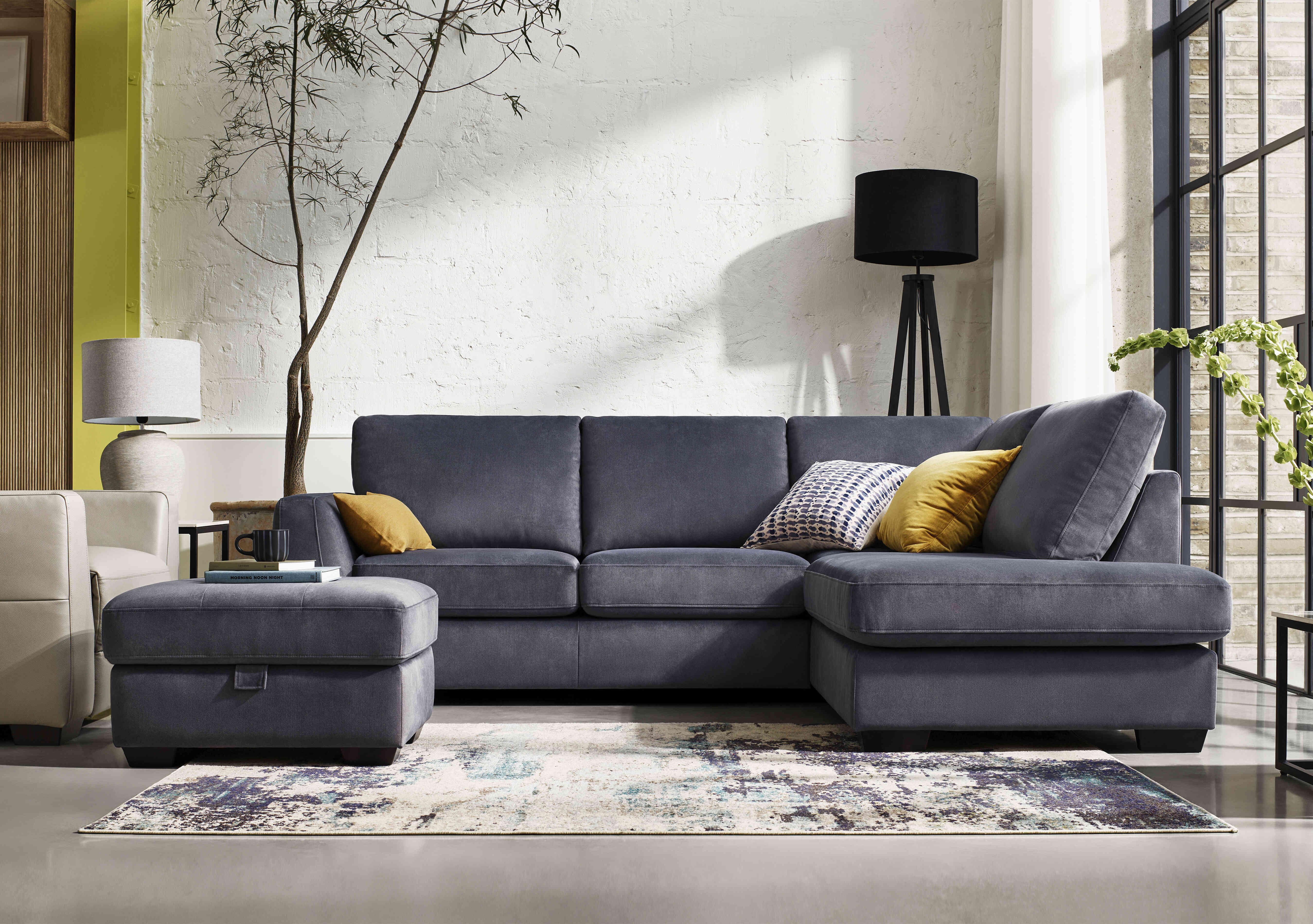 Dinky Fabric Corner Chaise End Sofa in  on Furniture Village