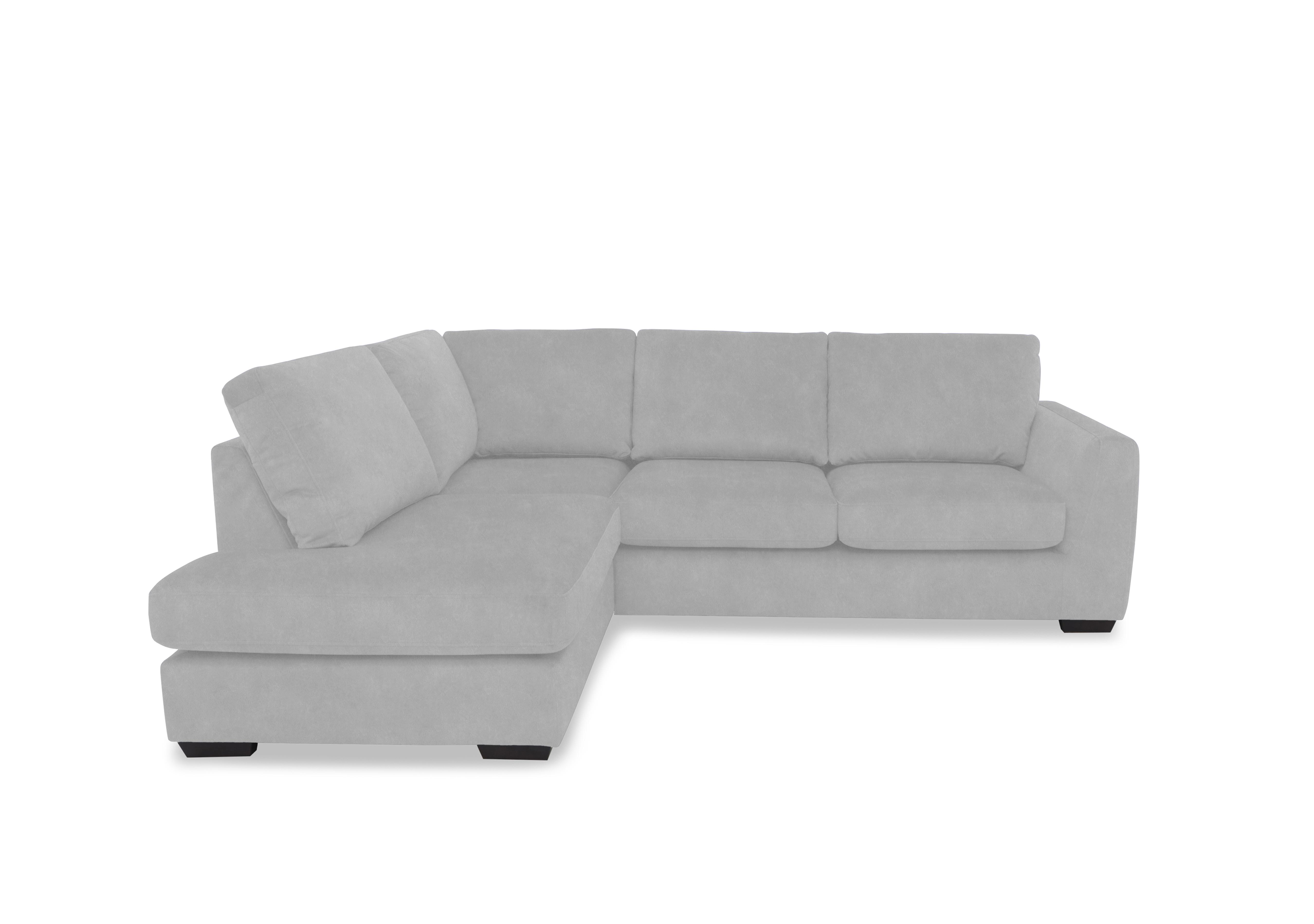 Dinky Fabric Corner Chaise End Sofa in Dexter Smoke 43516 on Furniture Village