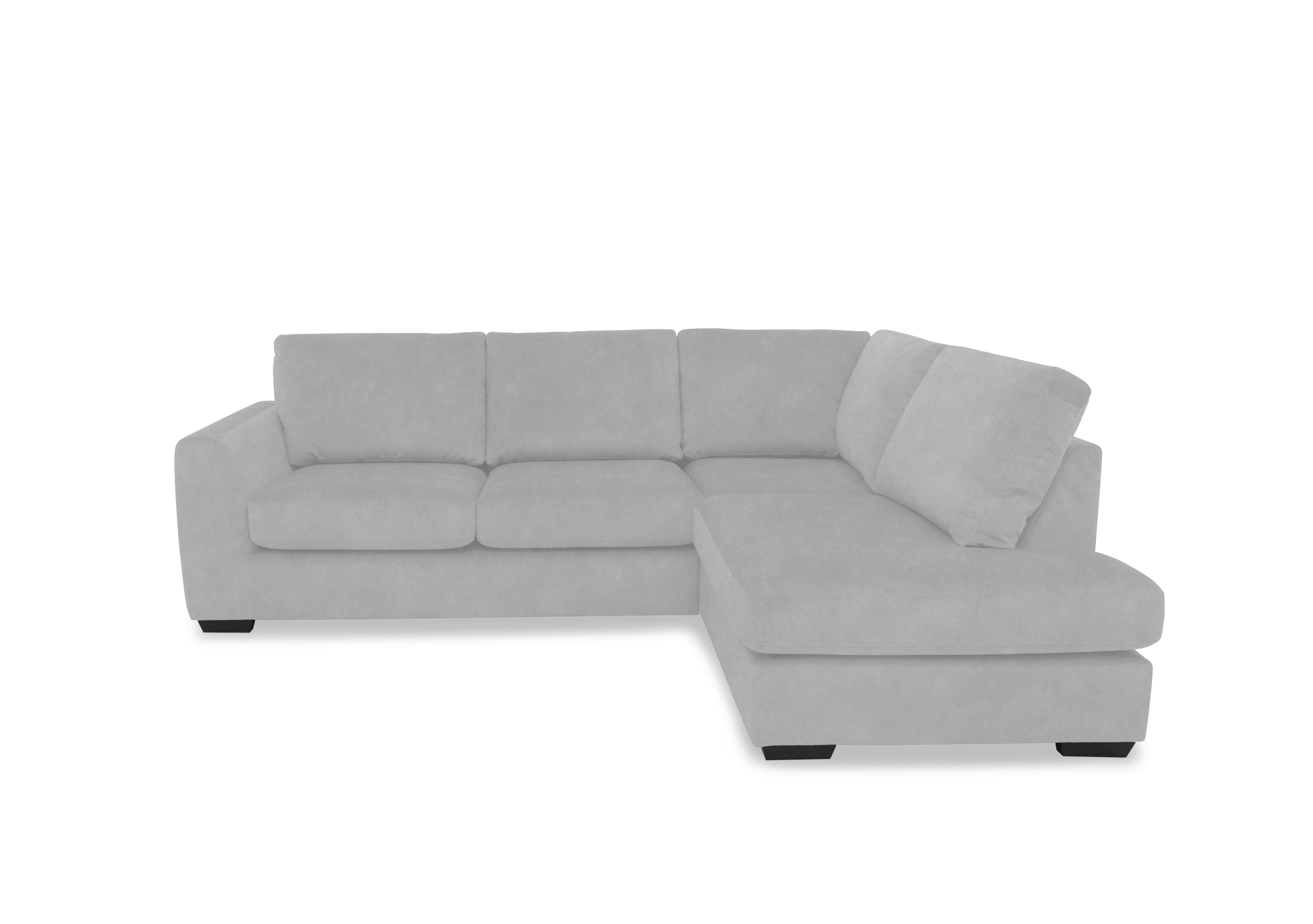 Dinky Fabric Corner Chaise End Sofa in Dexter Smoke 43516 on Furniture Village
