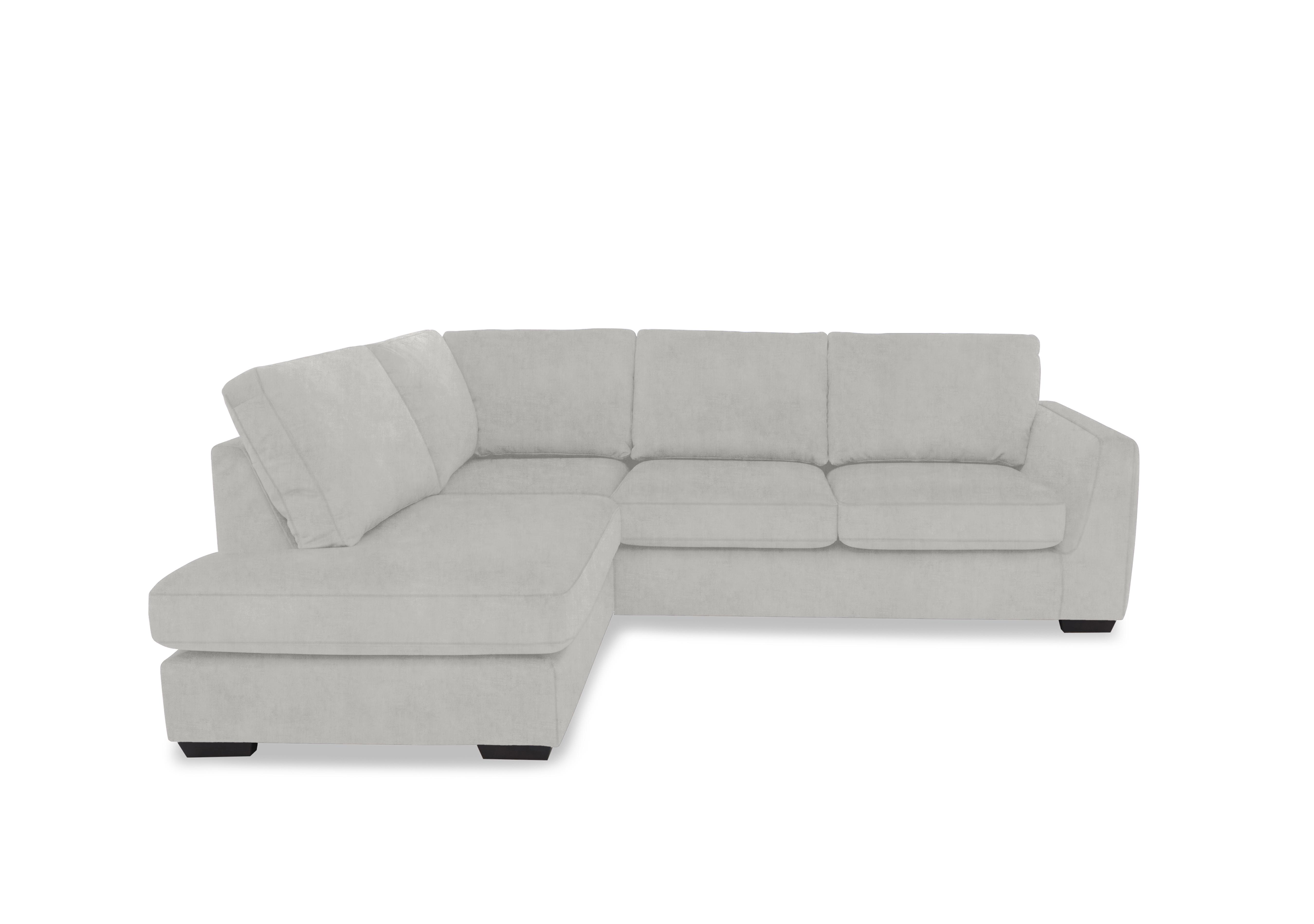Dinky Fabric Corner Chaise End Sofa in Manhattan Stone 58004 on Furniture Village