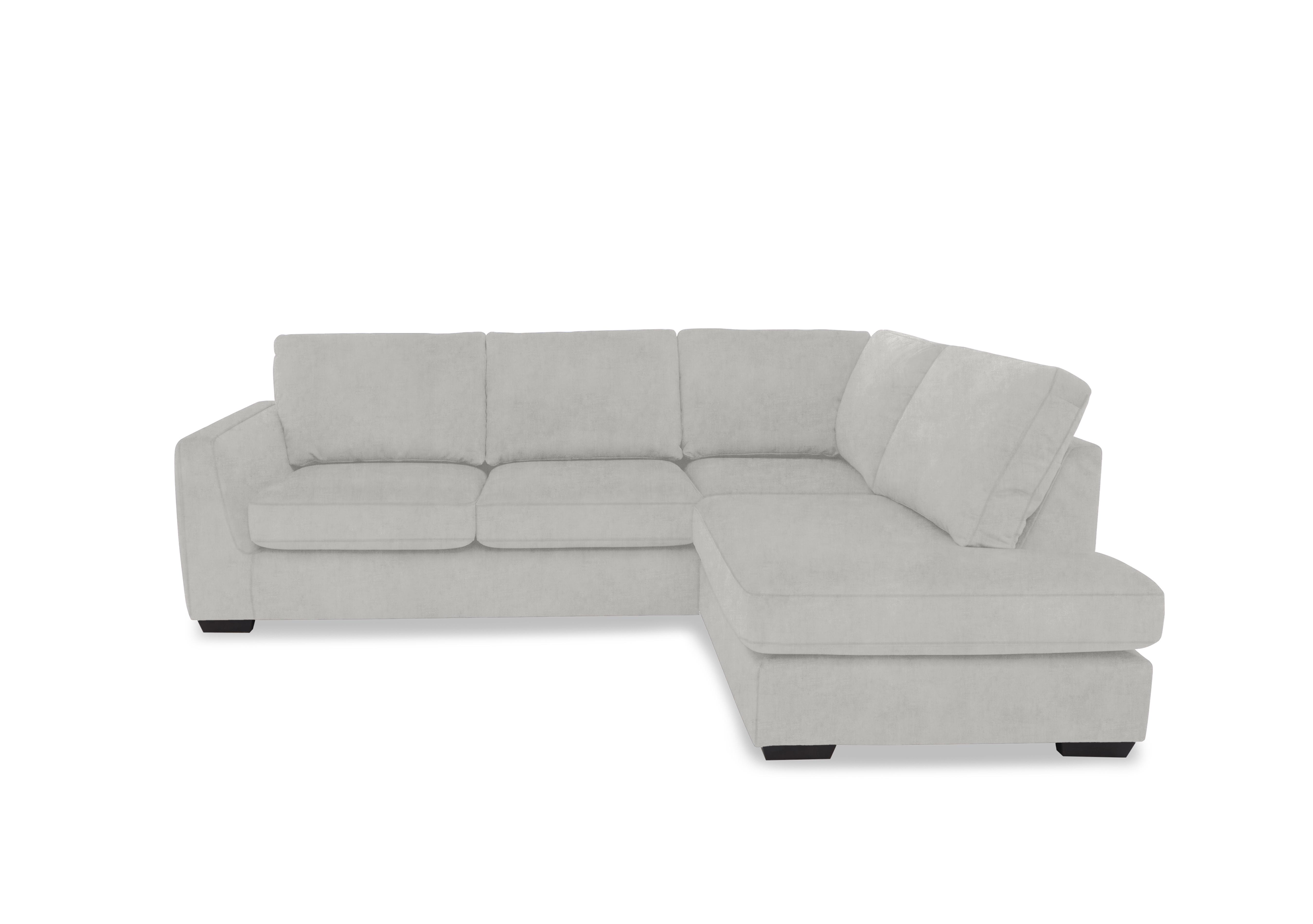 Dinky Fabric Corner Chaise End Sofa in Manhattan Stone 58004 on Furniture Village