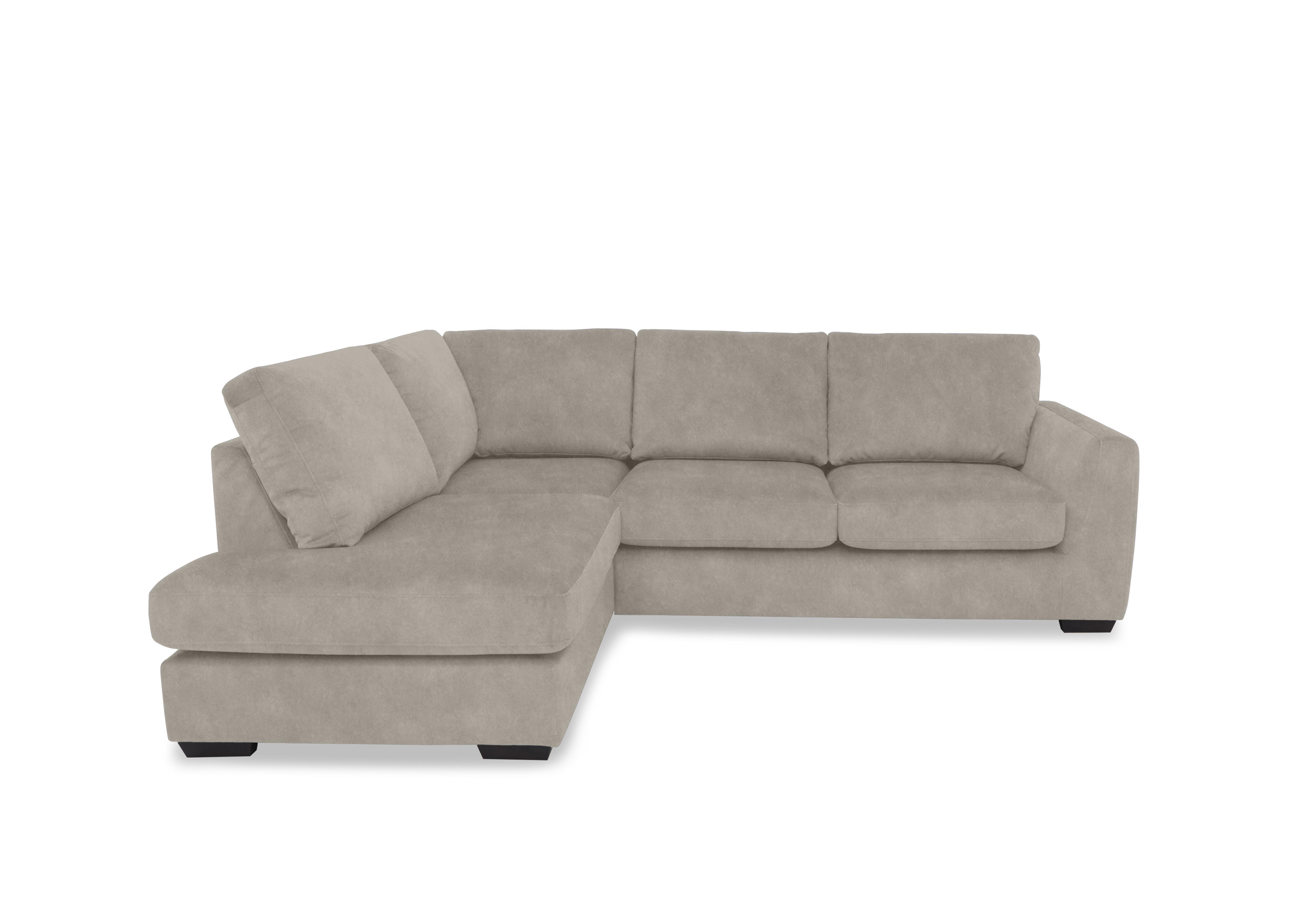 Dinky Fabric Corner Chaise End Sofa in Marble Cream 18177 on Furniture Village