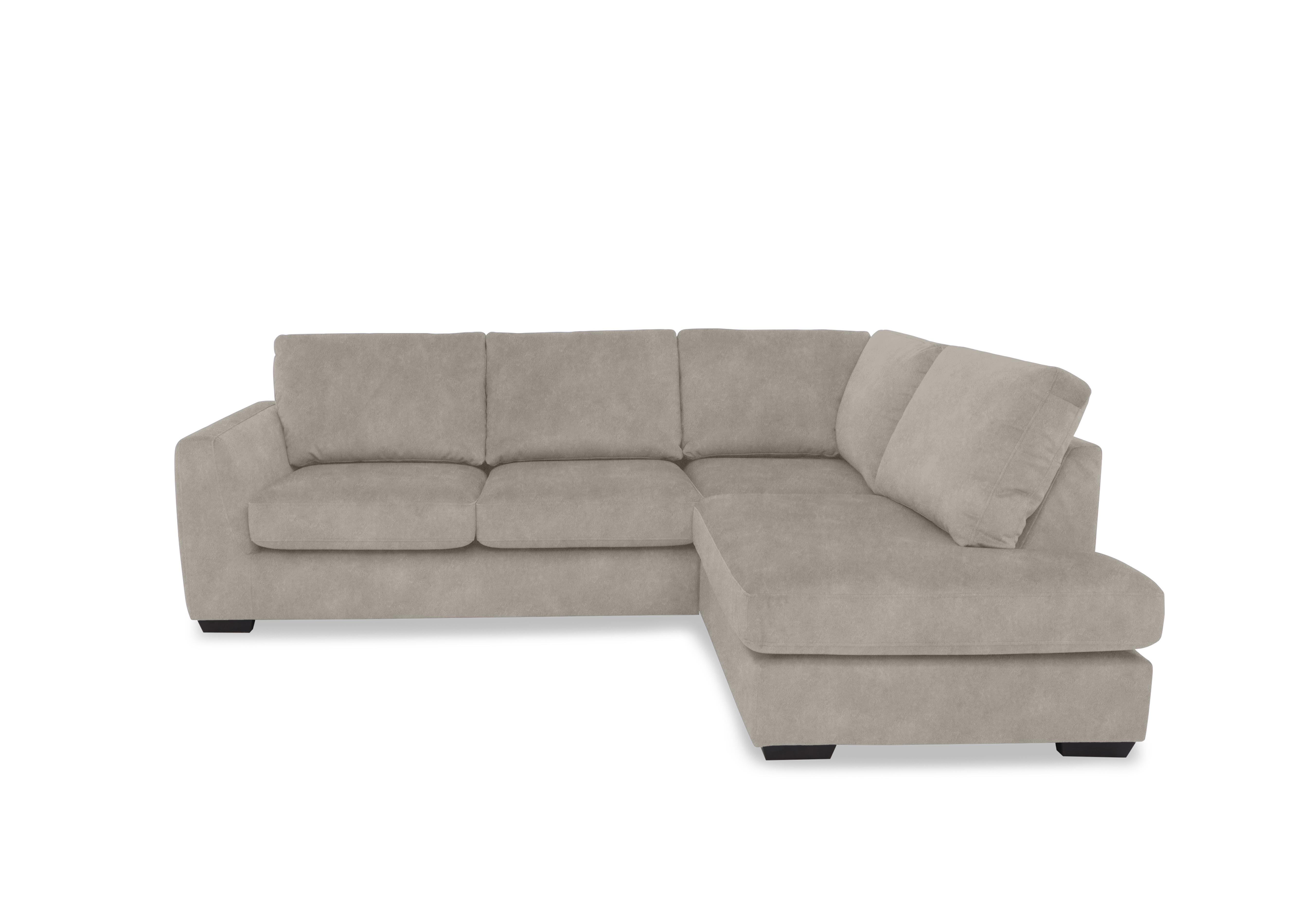 Dinky Fabric Corner Chaise End Sofa in Marble Cream 18177 on Furniture Village