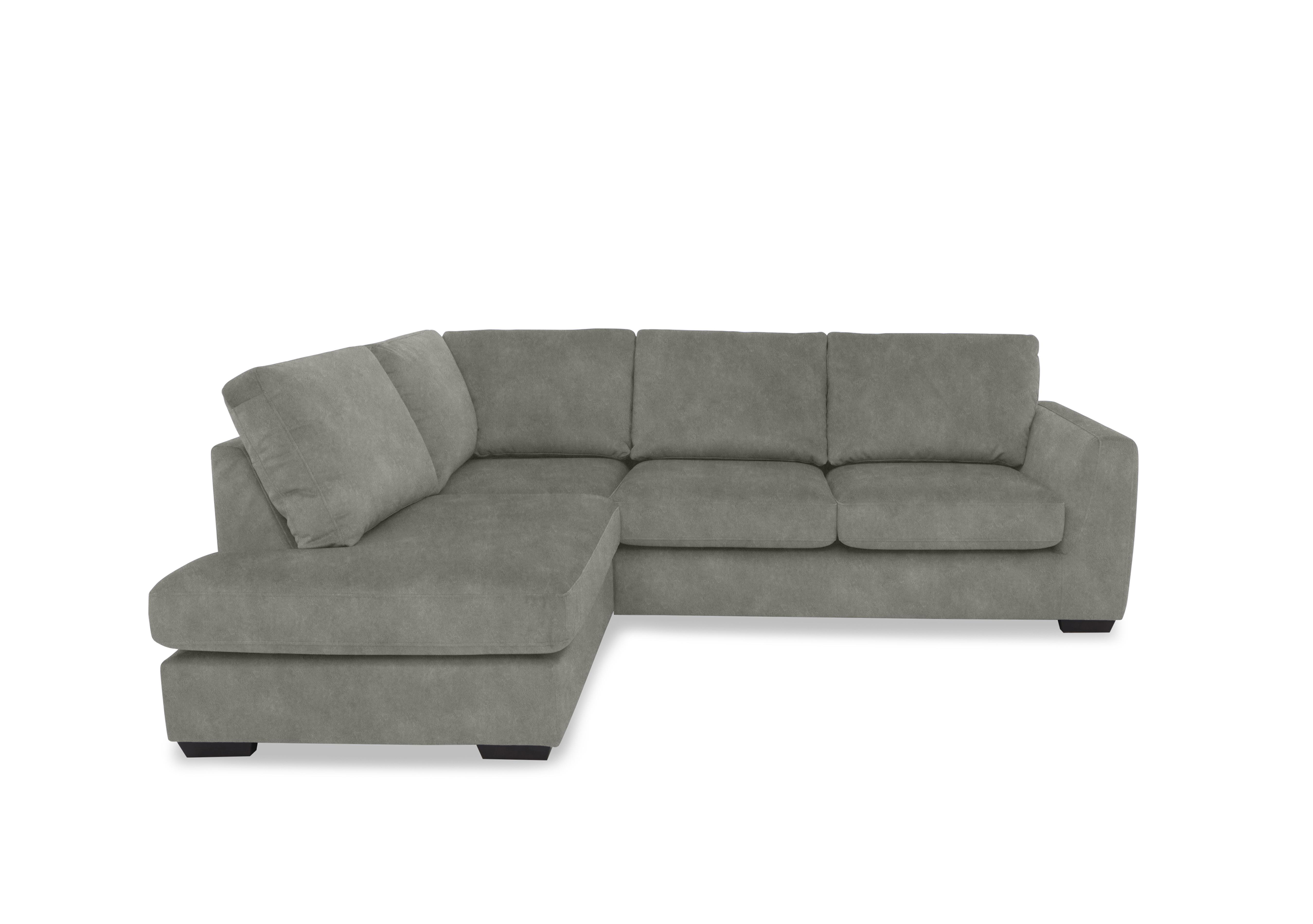 Dinky Fabric Corner Chaise End Sofa in Marble Stone 18176 on Furniture Village