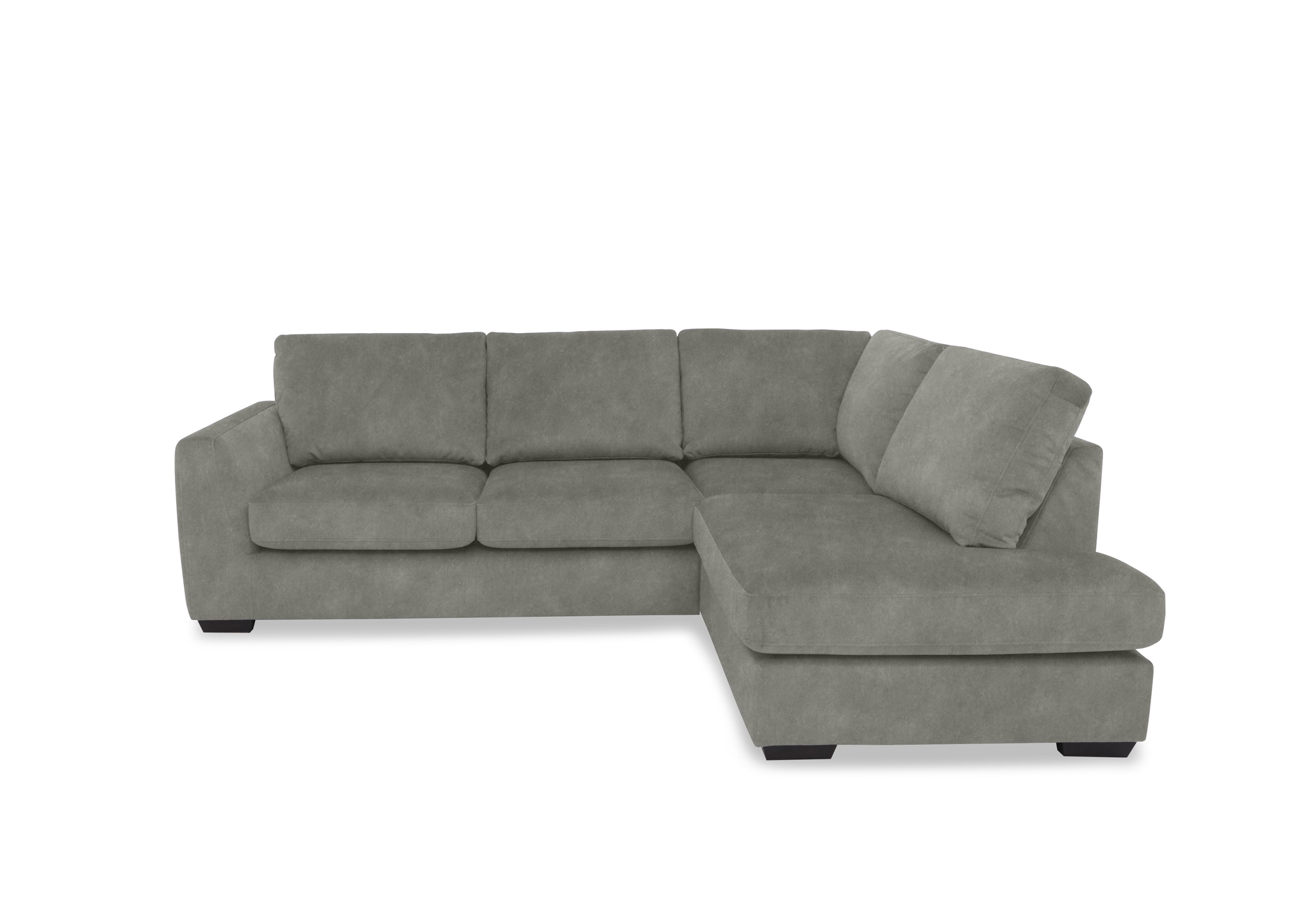 Dinky Fabric Corner Chaise End Sofa in Marble Stone 18176 on Furniture Village