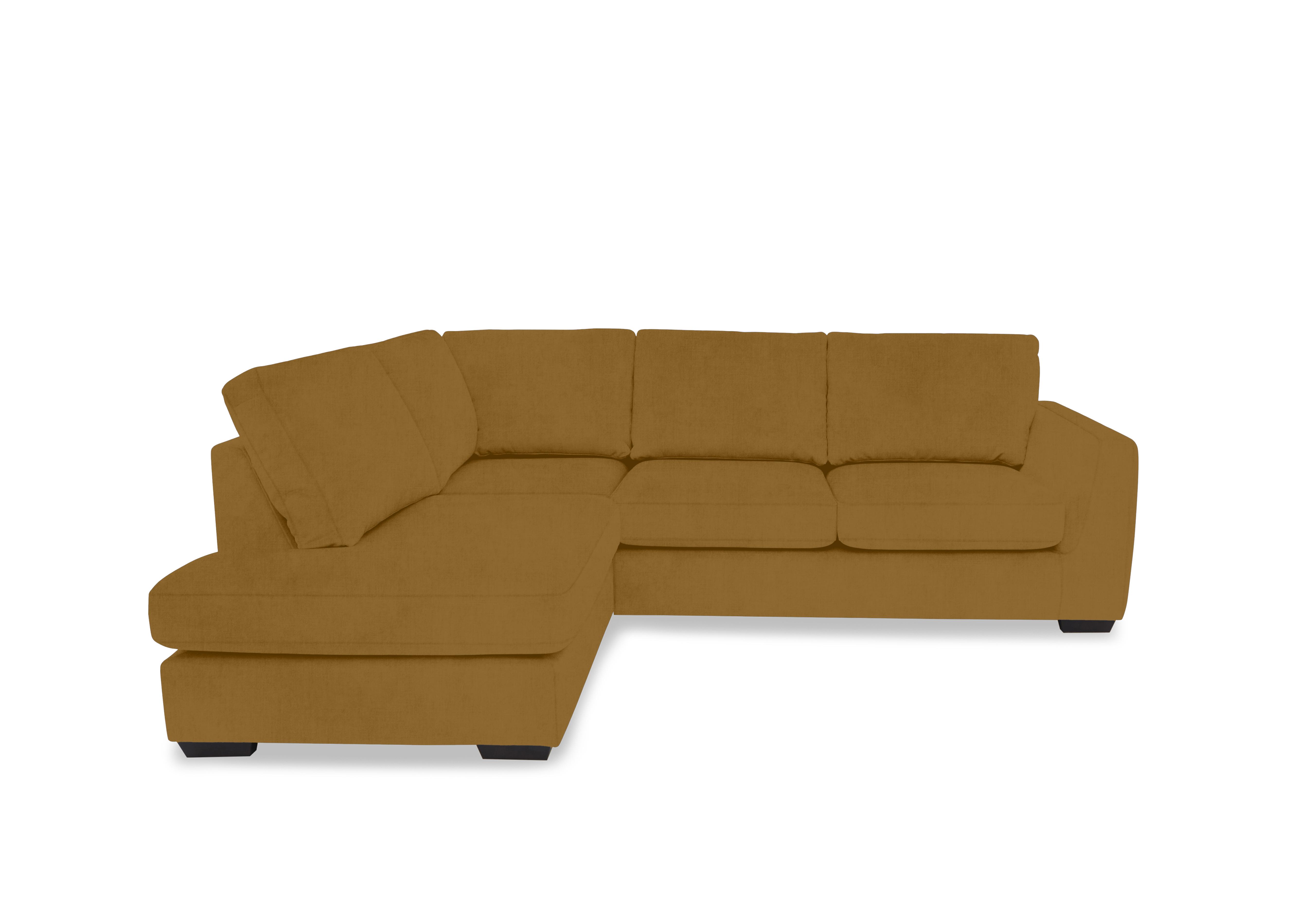 Dinky Fabric Corner Chaise End Sofa in Opulence Saffron 51009 on Furniture Village