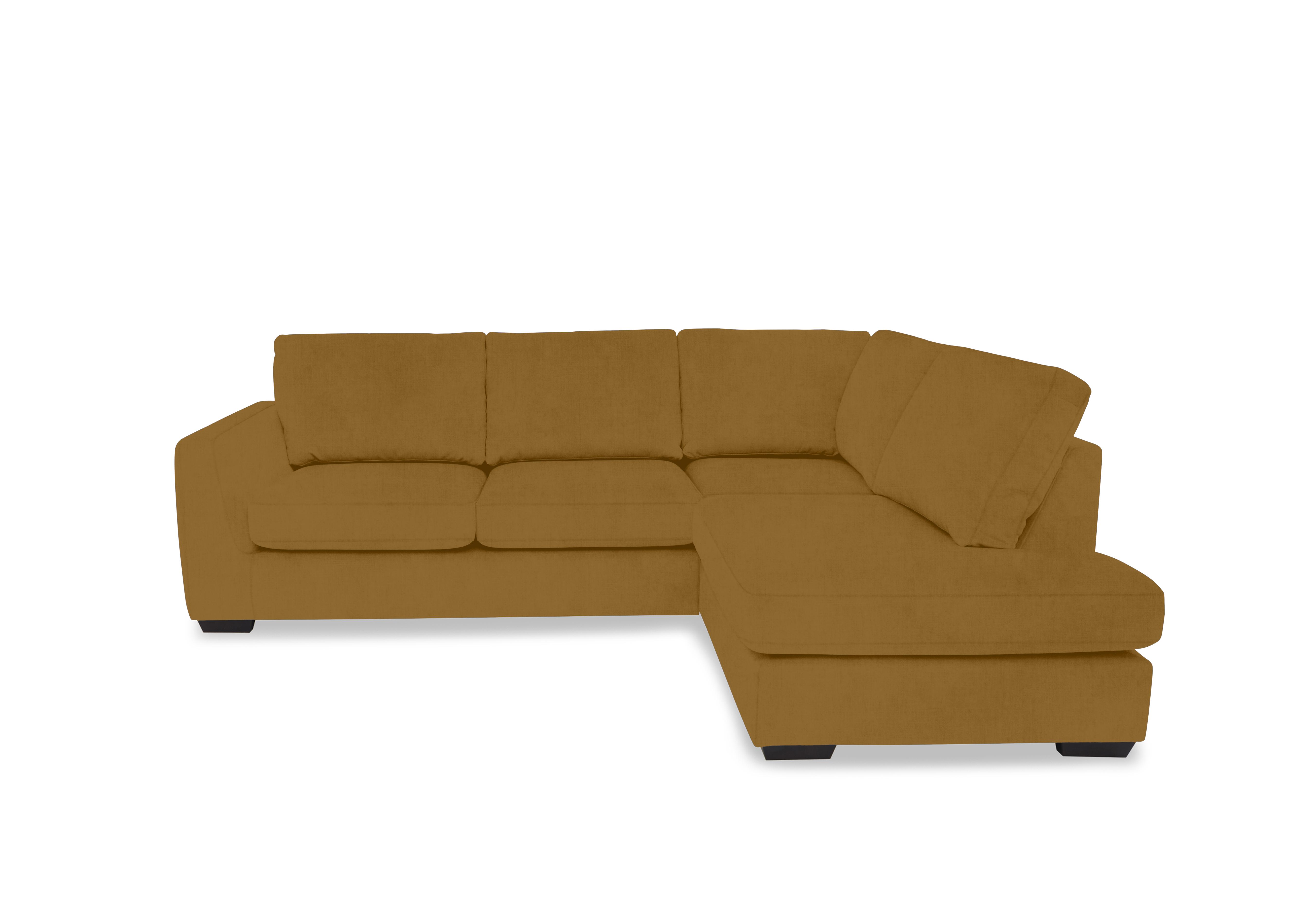 Dinky Fabric Corner Chaise End Sofa in Opulence Saffron 51009 on Furniture Village