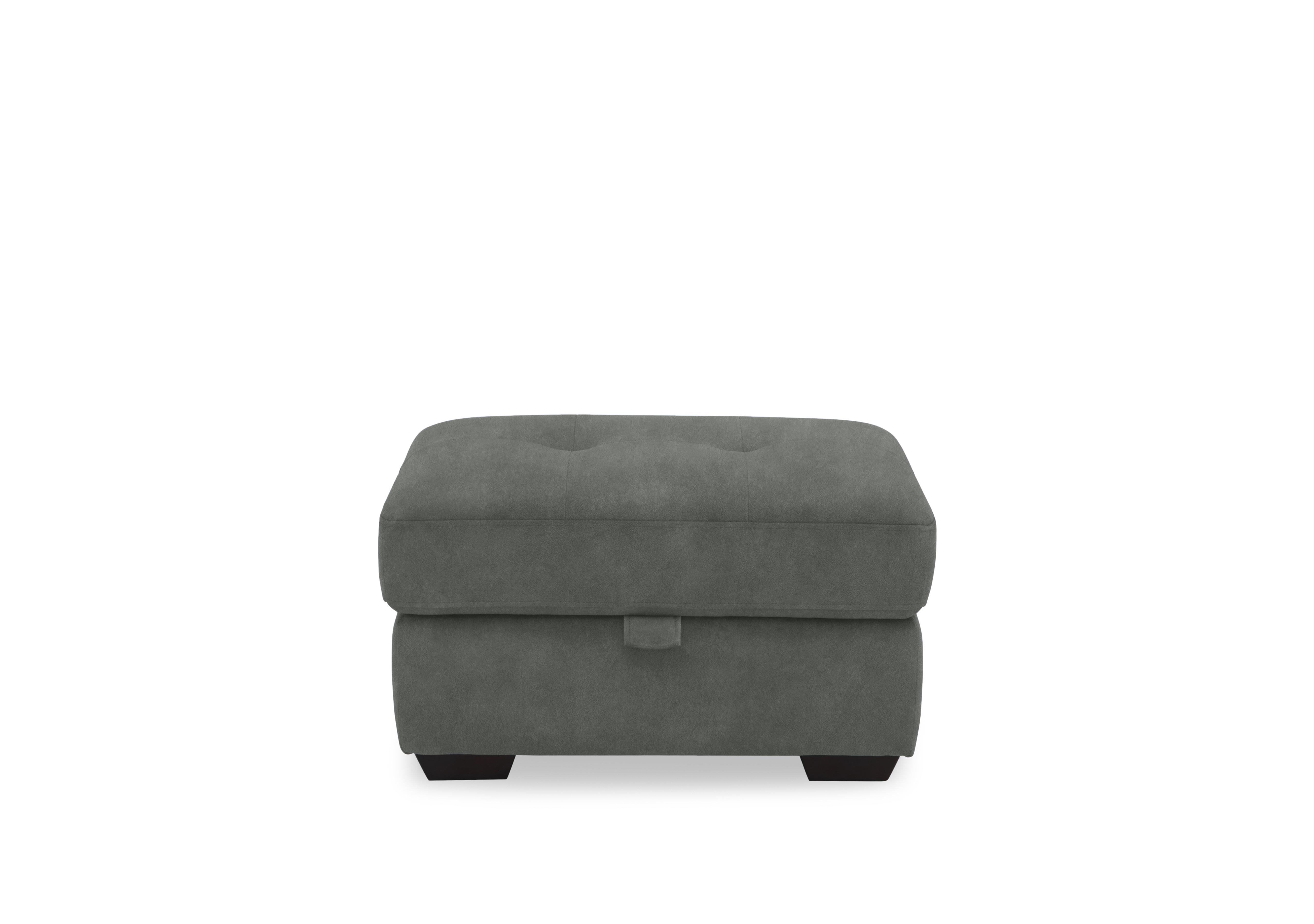 Dinky Fabric Large Storage Footstool in Dexter Moss 43515 on Furniture Village
