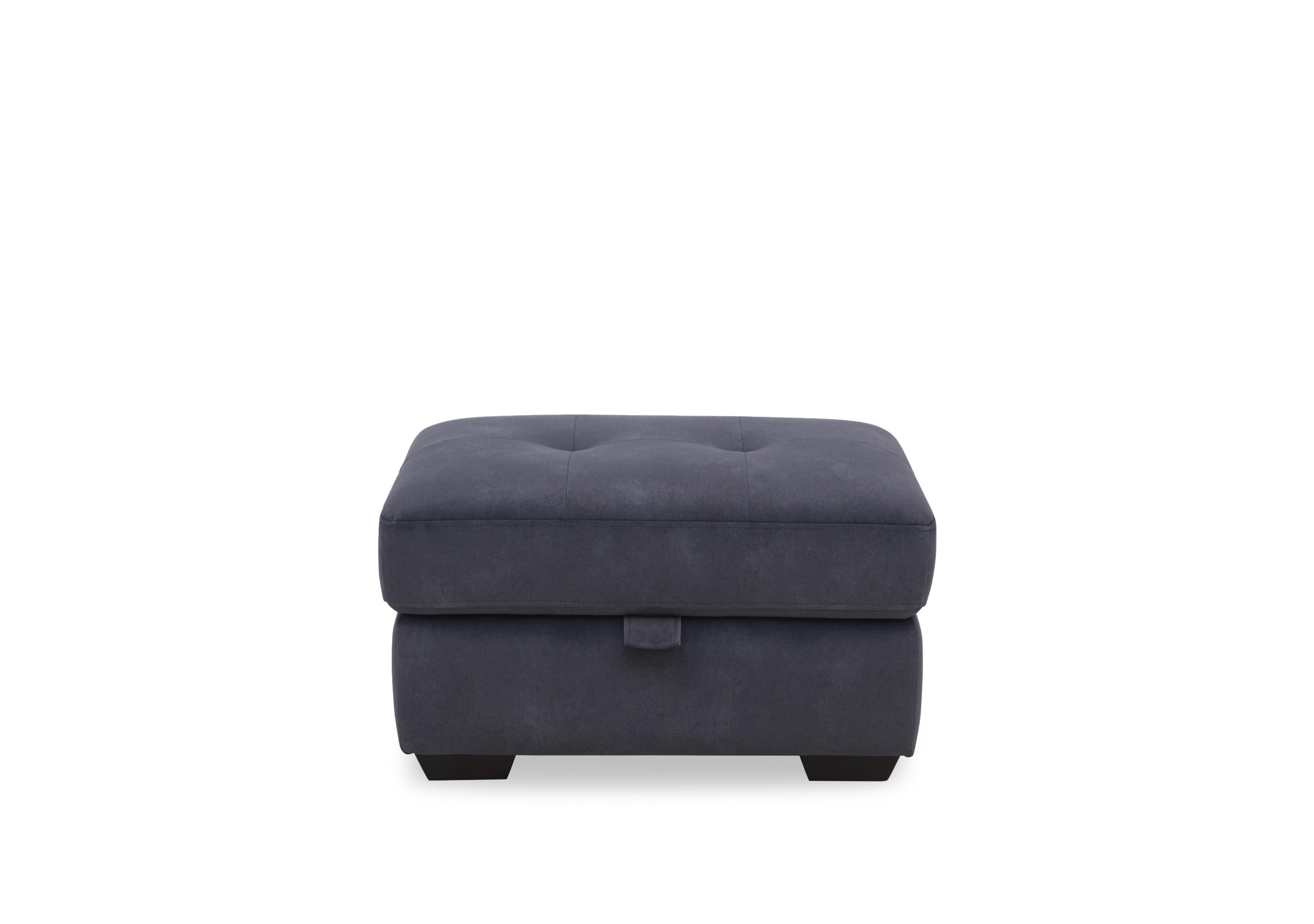 Dinky Fabric Large Storage Footstool in Dexter Shadow 43519 on Furniture Village