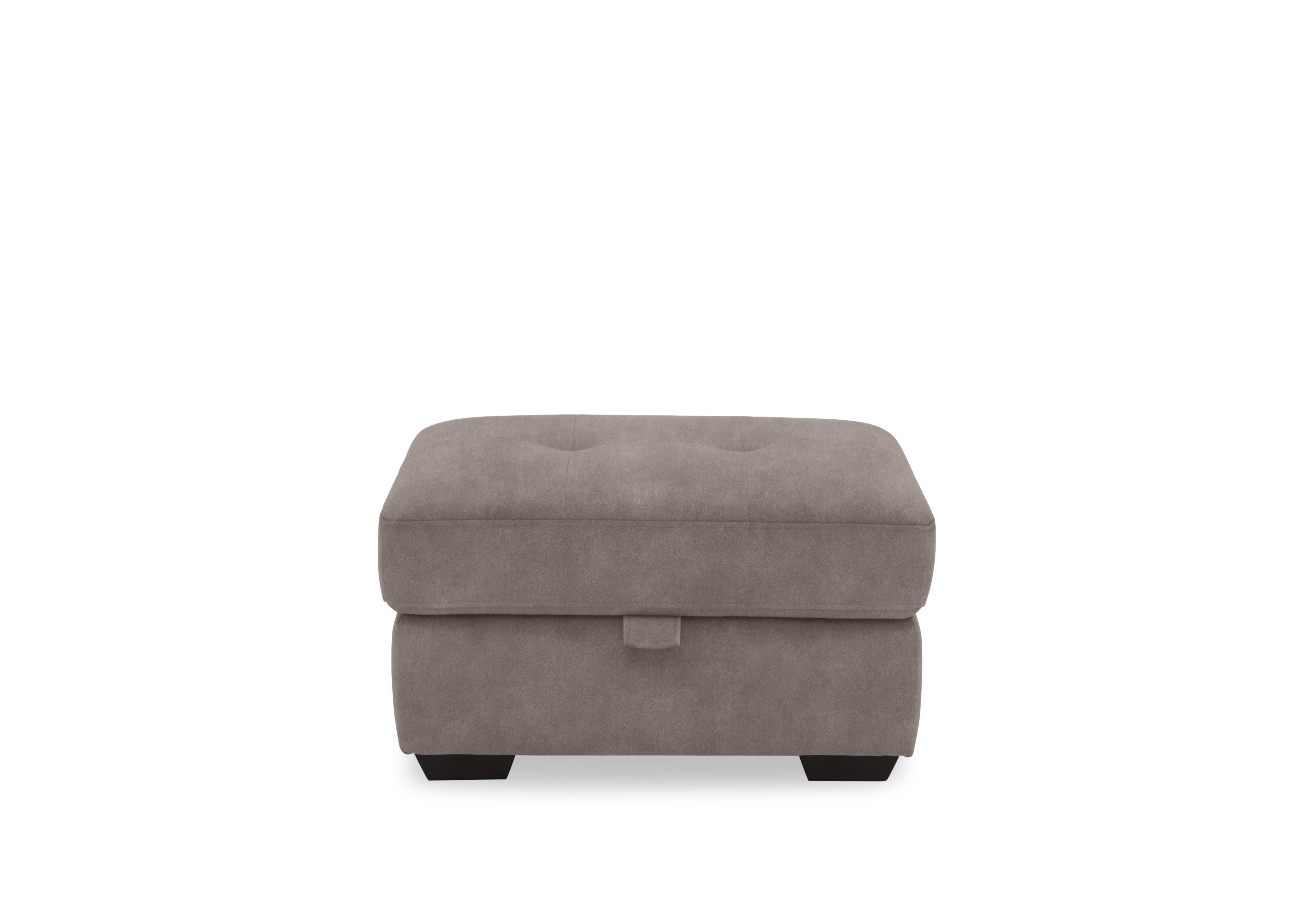 Dinky Fabric Large Storage Footstool in Marble Charcoal Grey 18175 on Furniture Village