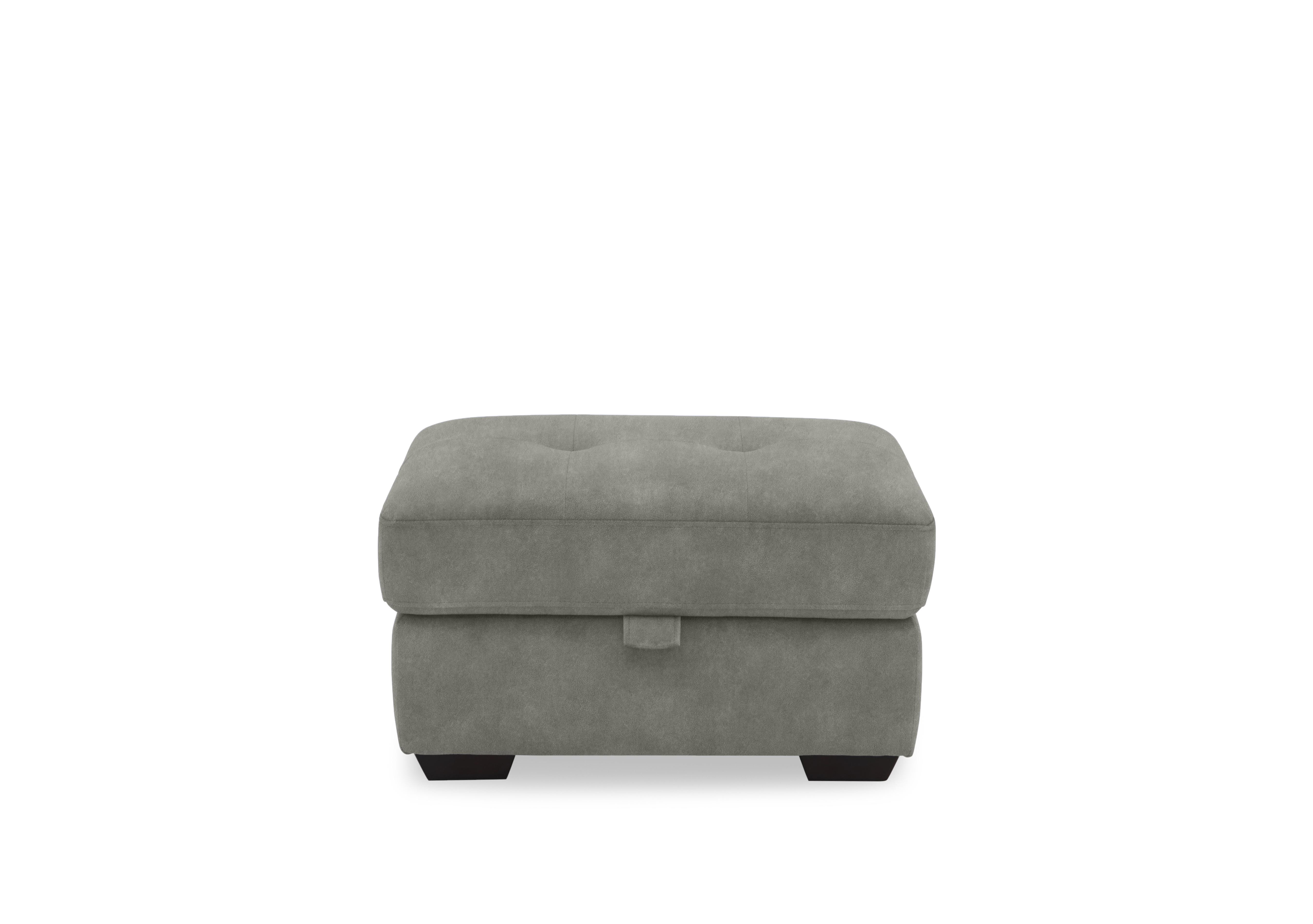 Dinky Fabric Large Storage Footstool in Marble Stone 18176 on Furniture Village