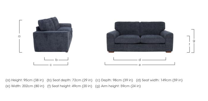 Emilia 3 Seater Sofa in  on Furniture Village