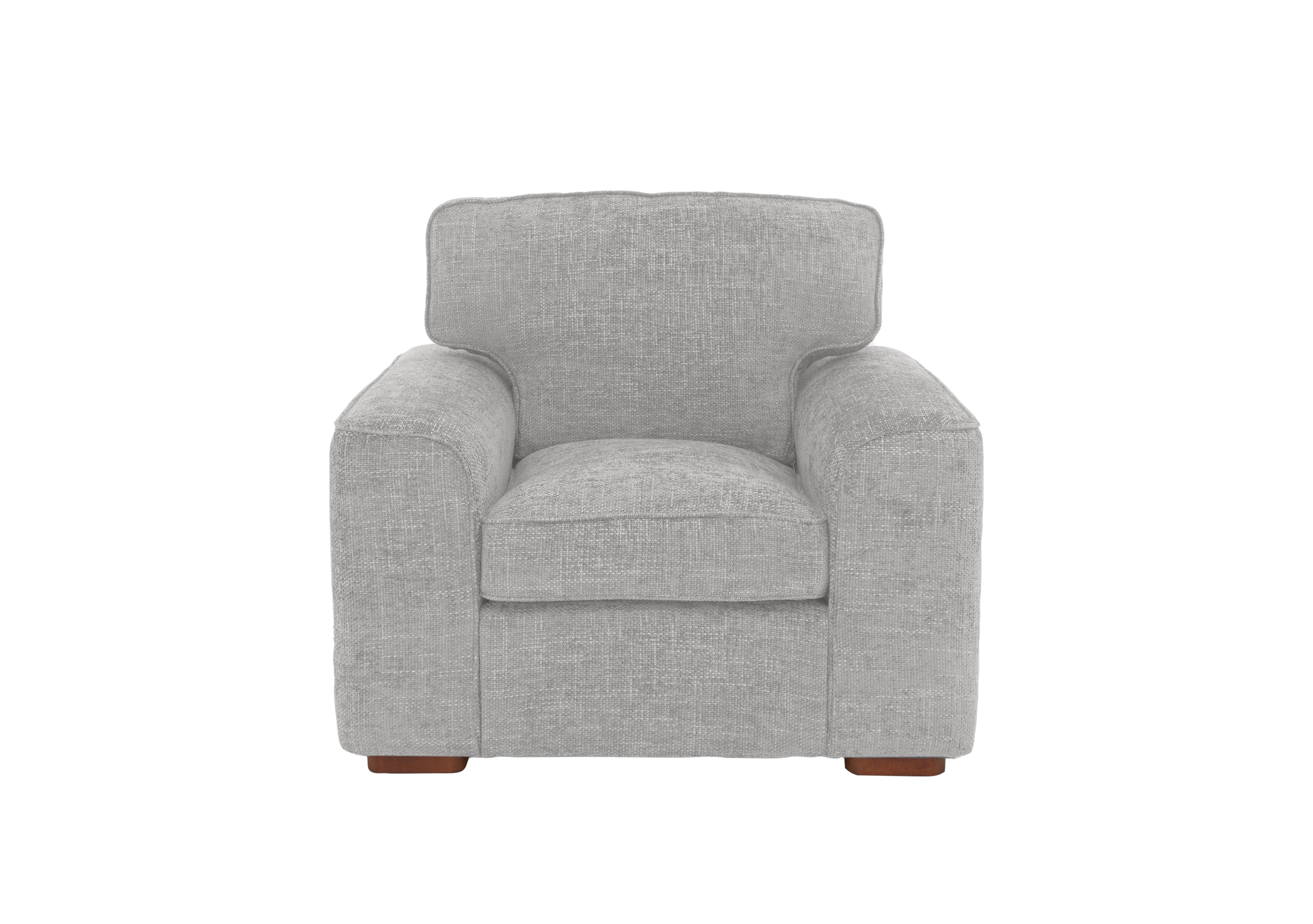 Emilia Armchair in Silver on Furniture Village