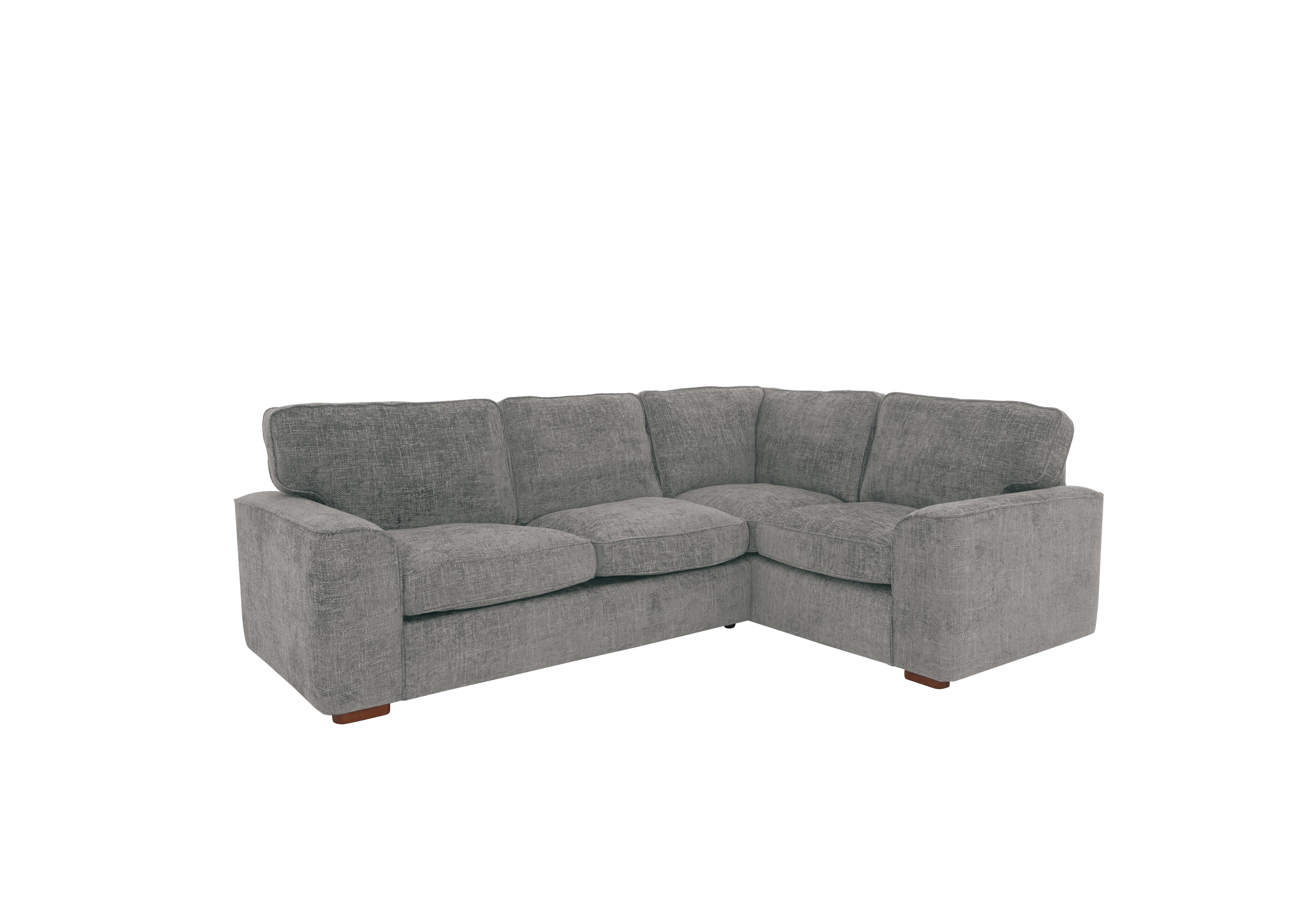 Emilia Small Corner Sofa Bed in Dolphin on Furniture Village